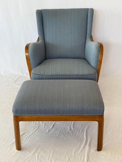 1940's Frits Henningsen Lounge Chair and Footstool