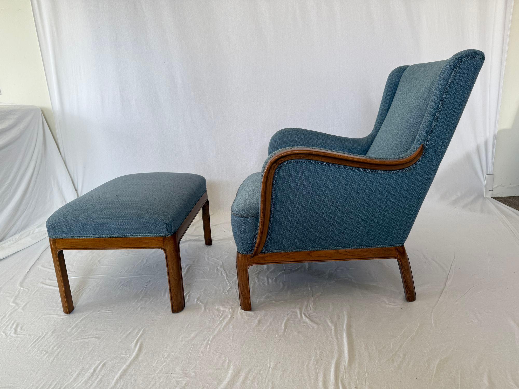 Silla de salón y reposapiés Frits Henningsen de 1940 en venta 1