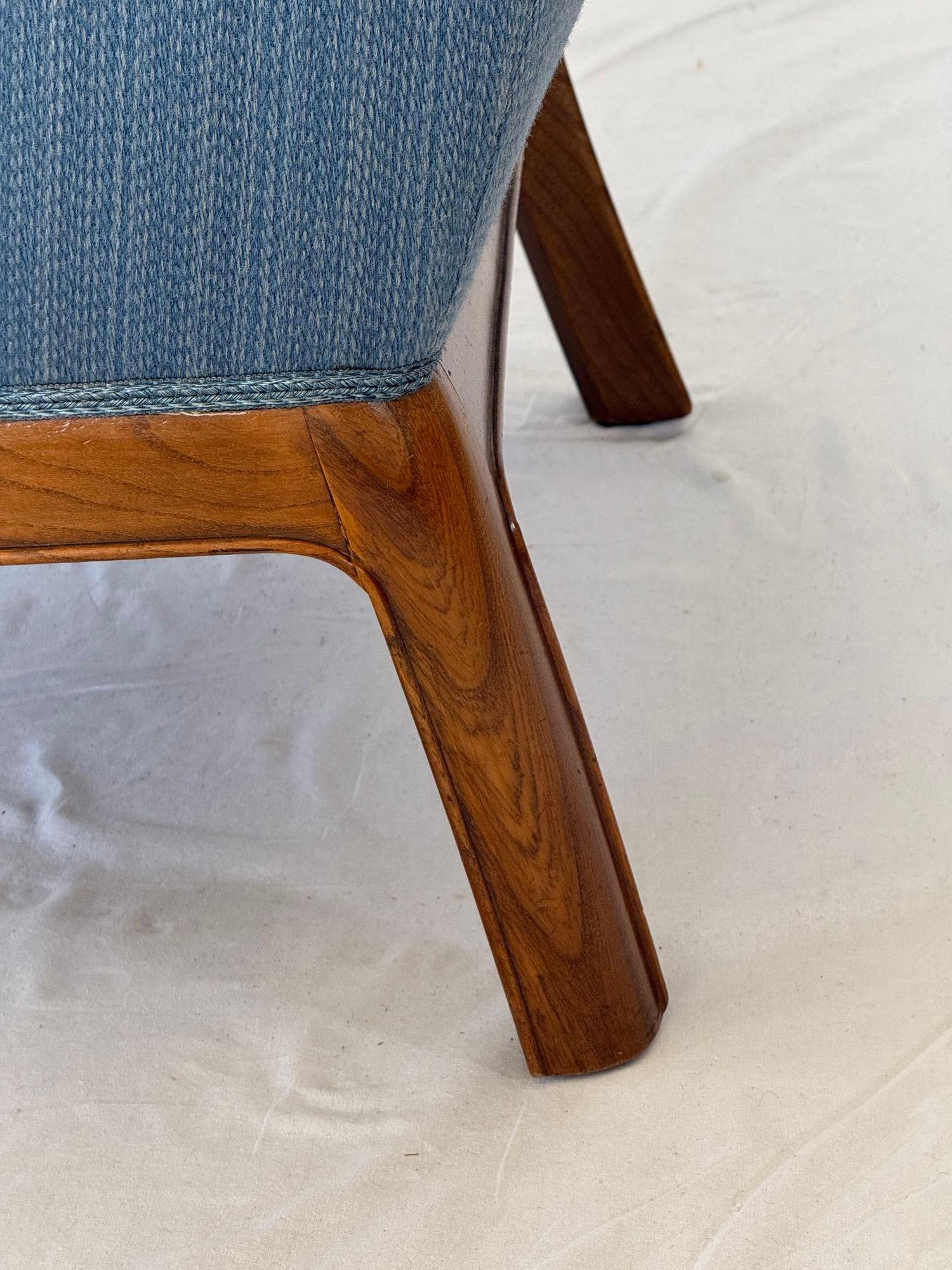 Silla de salón y reposapiés Frits Henningsen de 1940 en venta 2