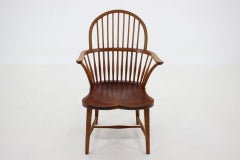 Silla Windsor de roble Fritz Henningsen de los años 40 Modelo CH 18A, Dinamarca