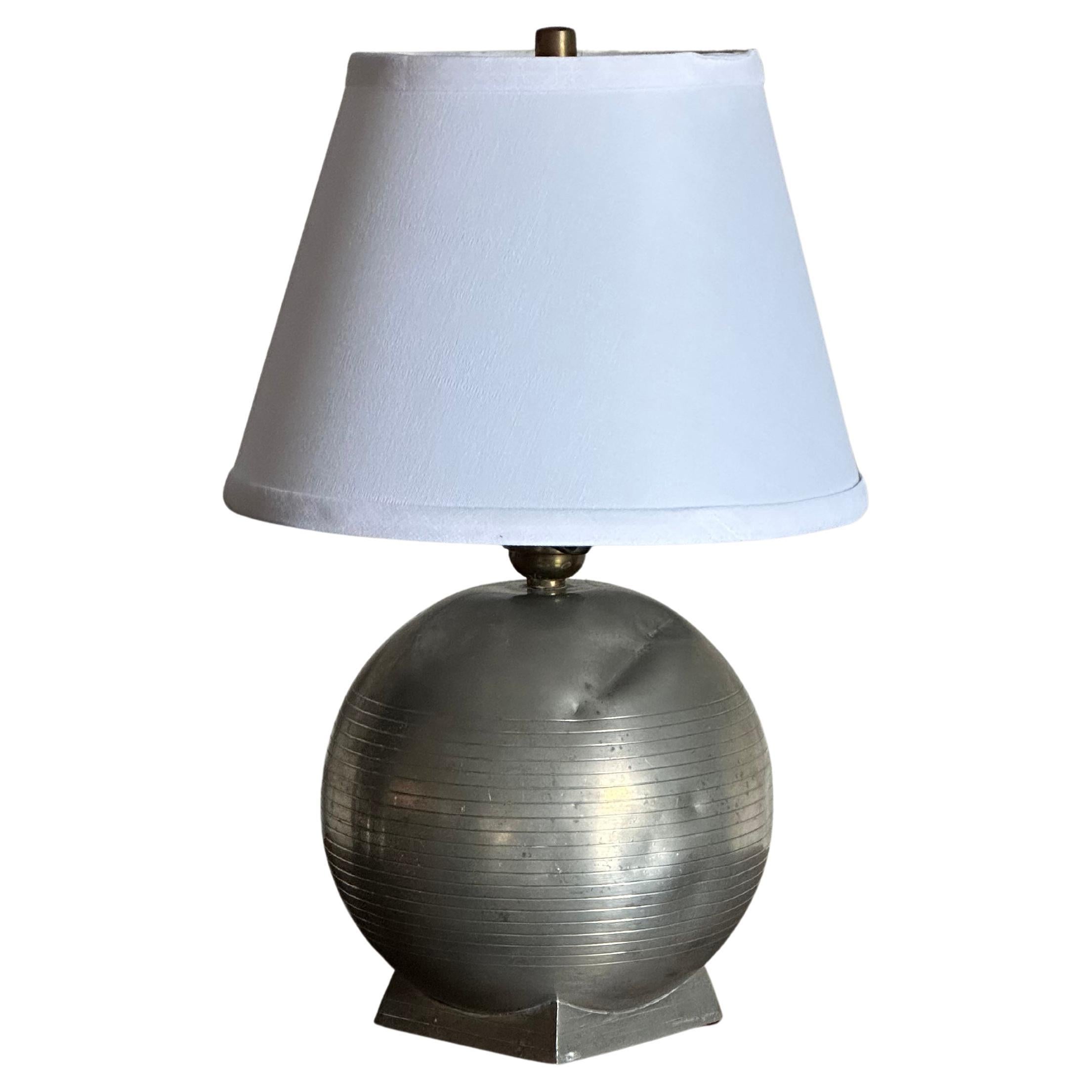 1940s Gab Sweden Table Lamp, Art Deco