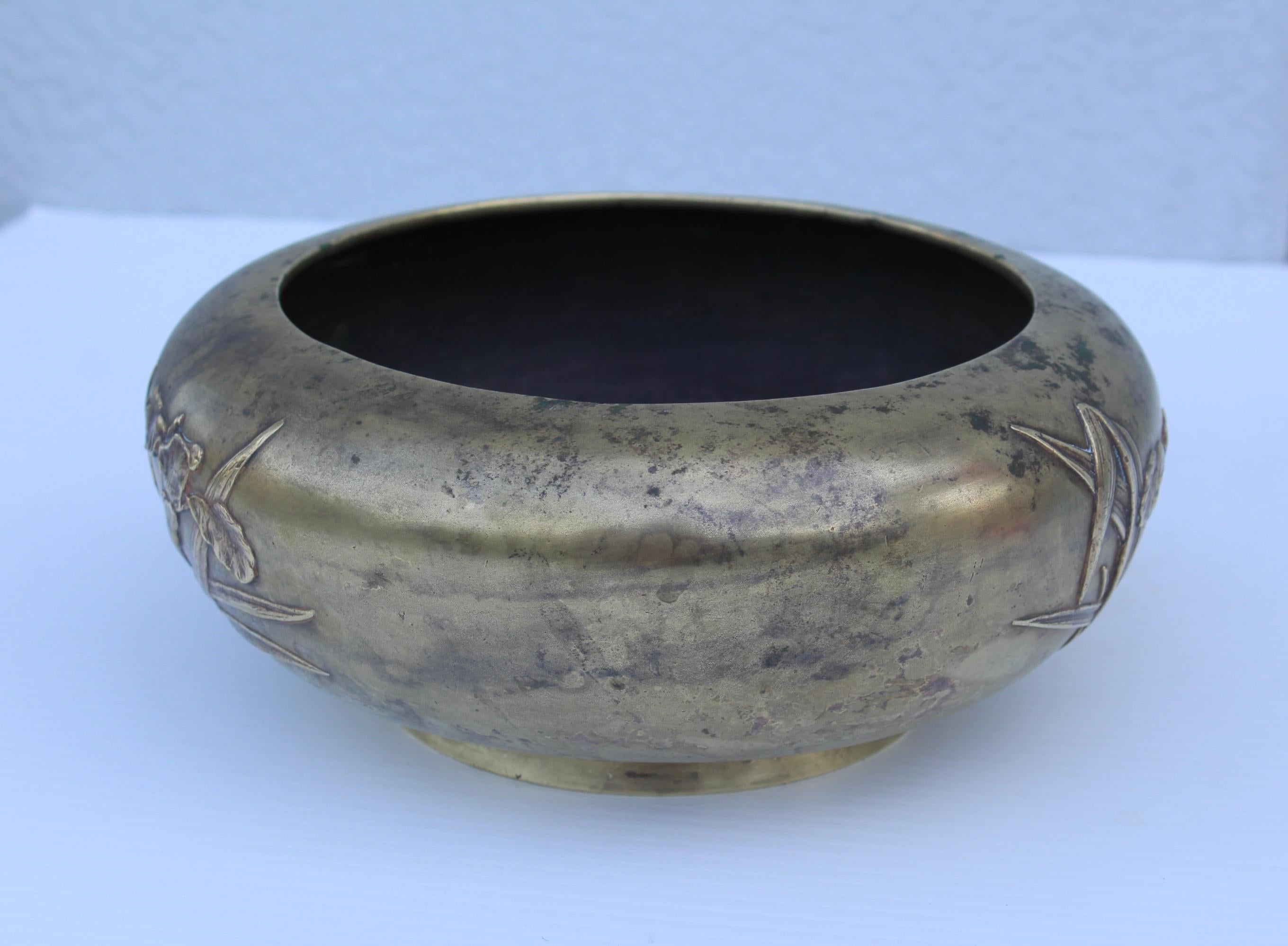1940s German Bronze Bowl In Good Condition For Sale In New York, NY