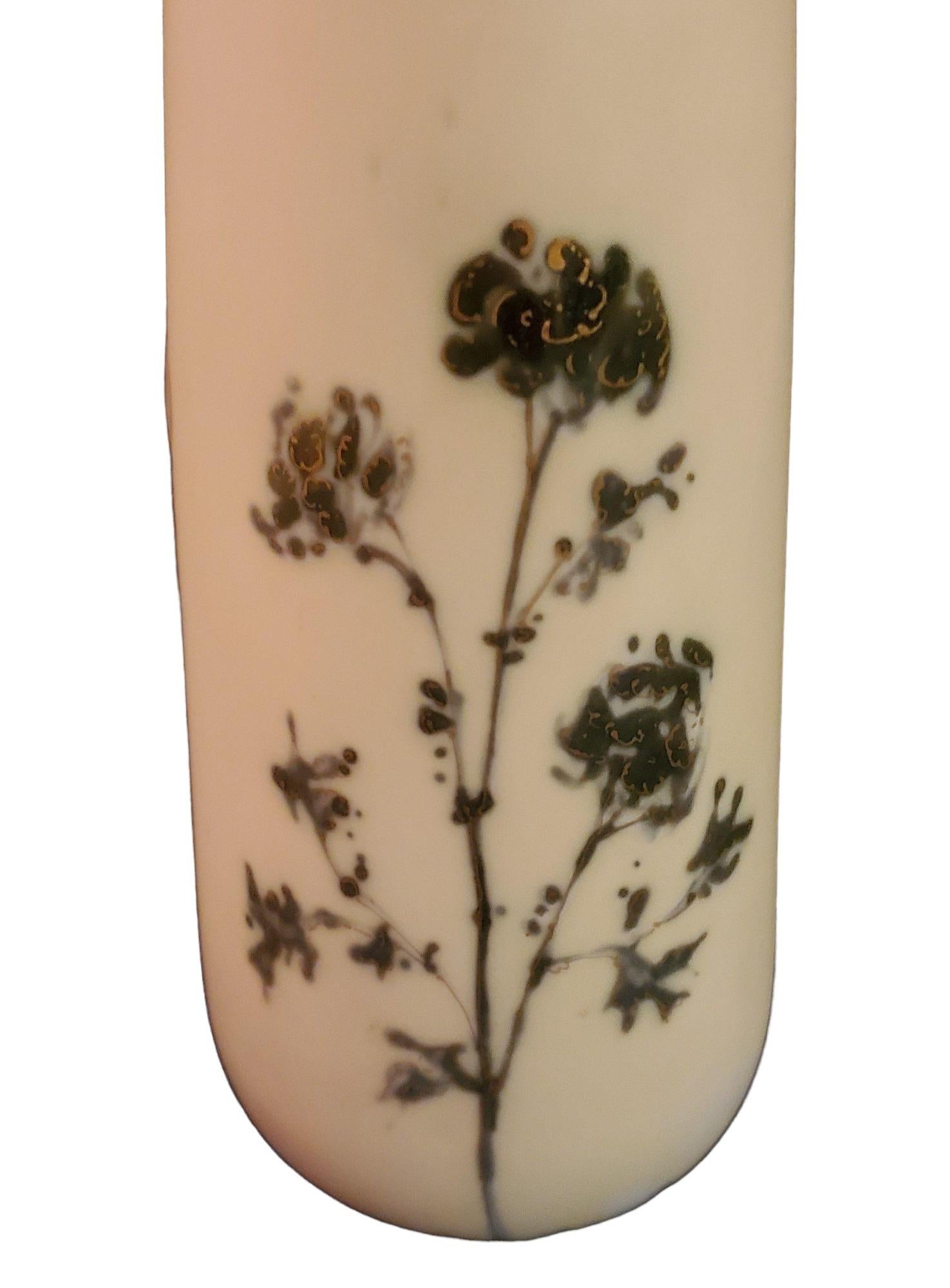20th Century 1940s German Porcelain Orchid Vase For Sale
