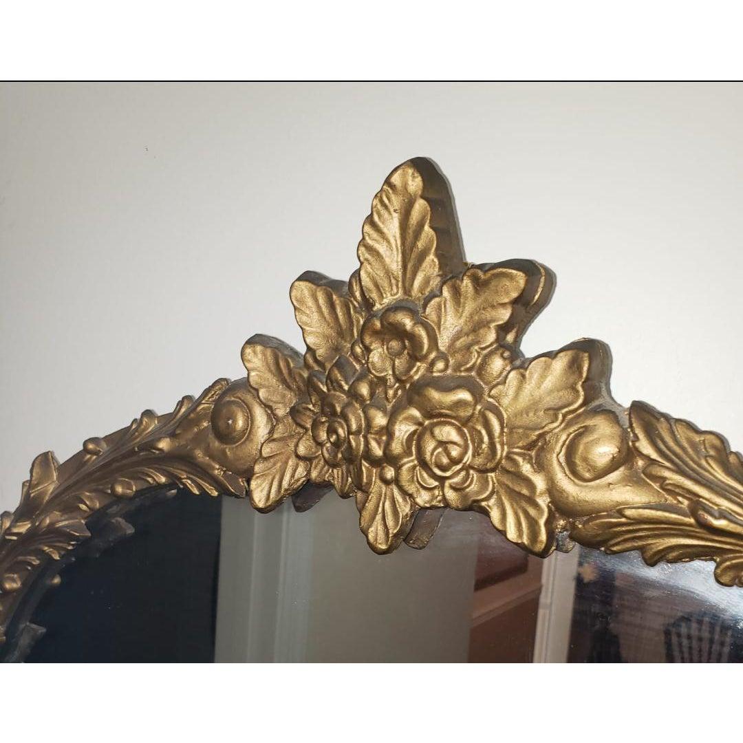 1940er Giltwood Erbstück Spiegel (Neobarock) im Angebot