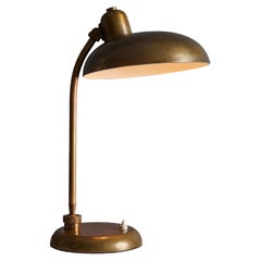 1940s Giovanni Michelucci Brass Ministerial Table Lamp for Lariolux