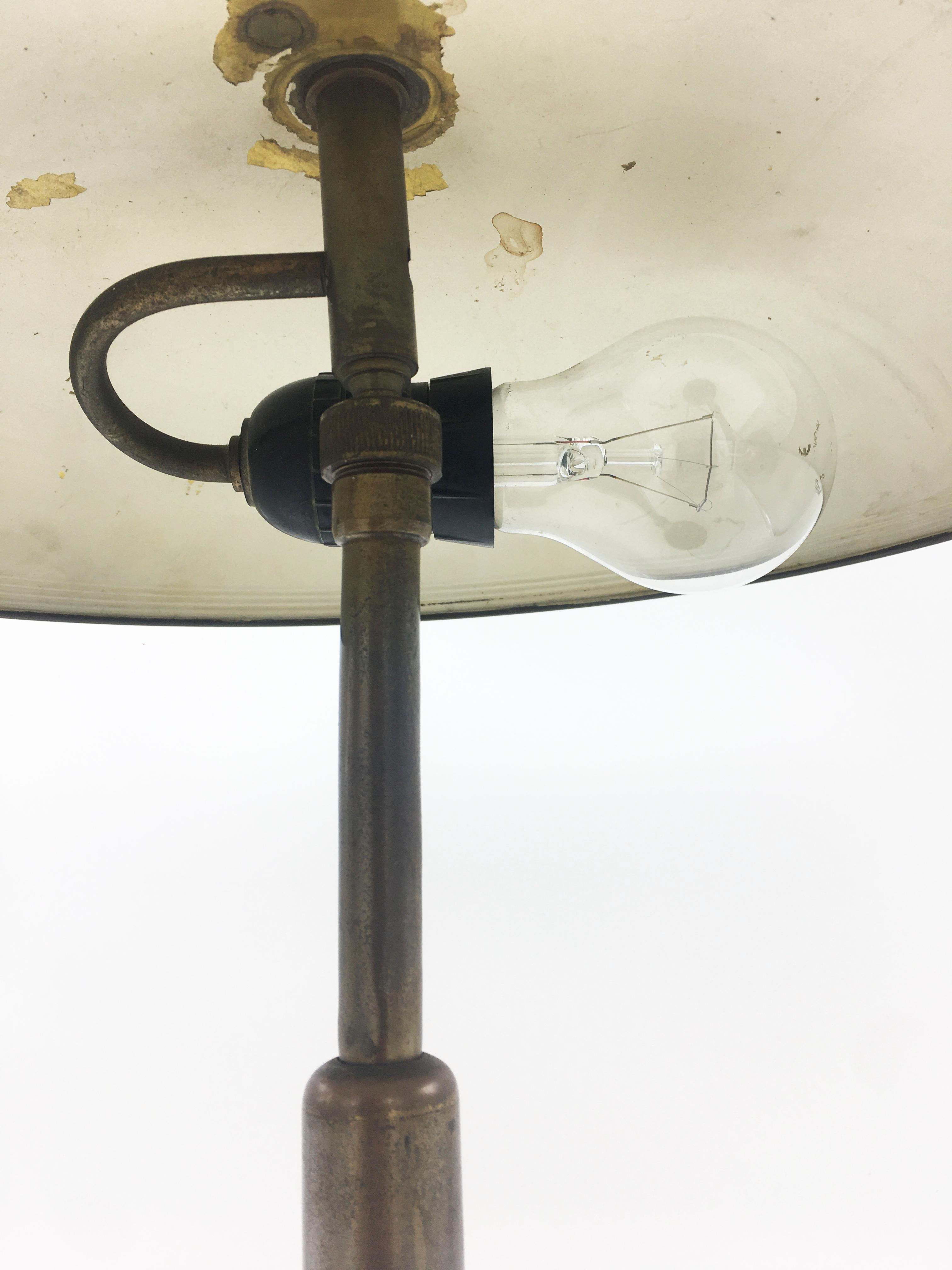 1940s Giovanni Michelucci for Lariolux Brass Table Lamp 1