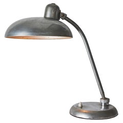 1940s Giovanni Michelucci Patinated Nickel Ministerial Table Lamp for Lariolux