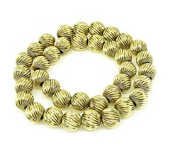 1940s Gold Bead Necklace