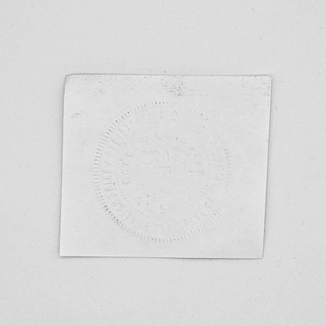 Sigillo architettonico personale in ghisa di Gordon Bunshaft degli anni '40 in vendita 3