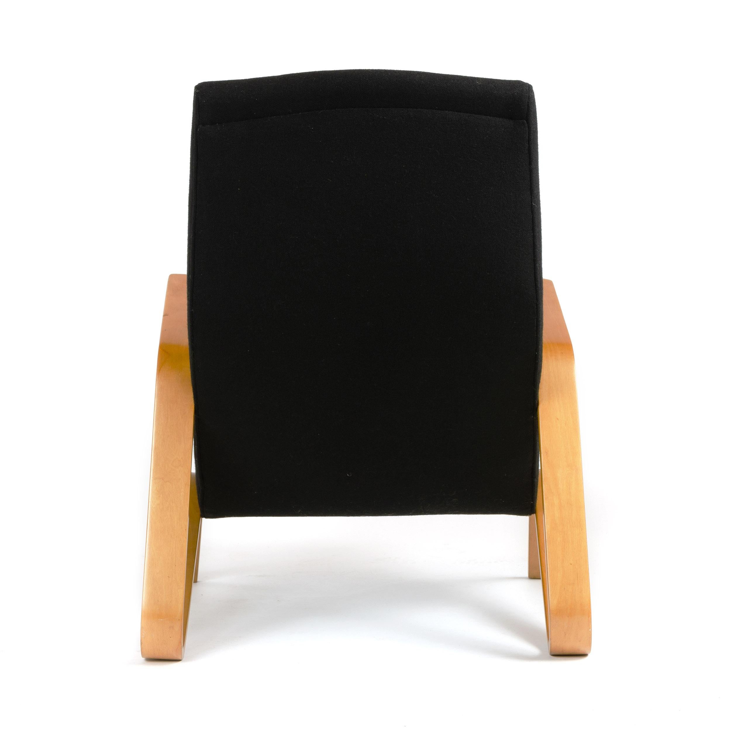 Laminated 1940s Grasshopper Lounge Chair by Eero Saarinen for Knoll