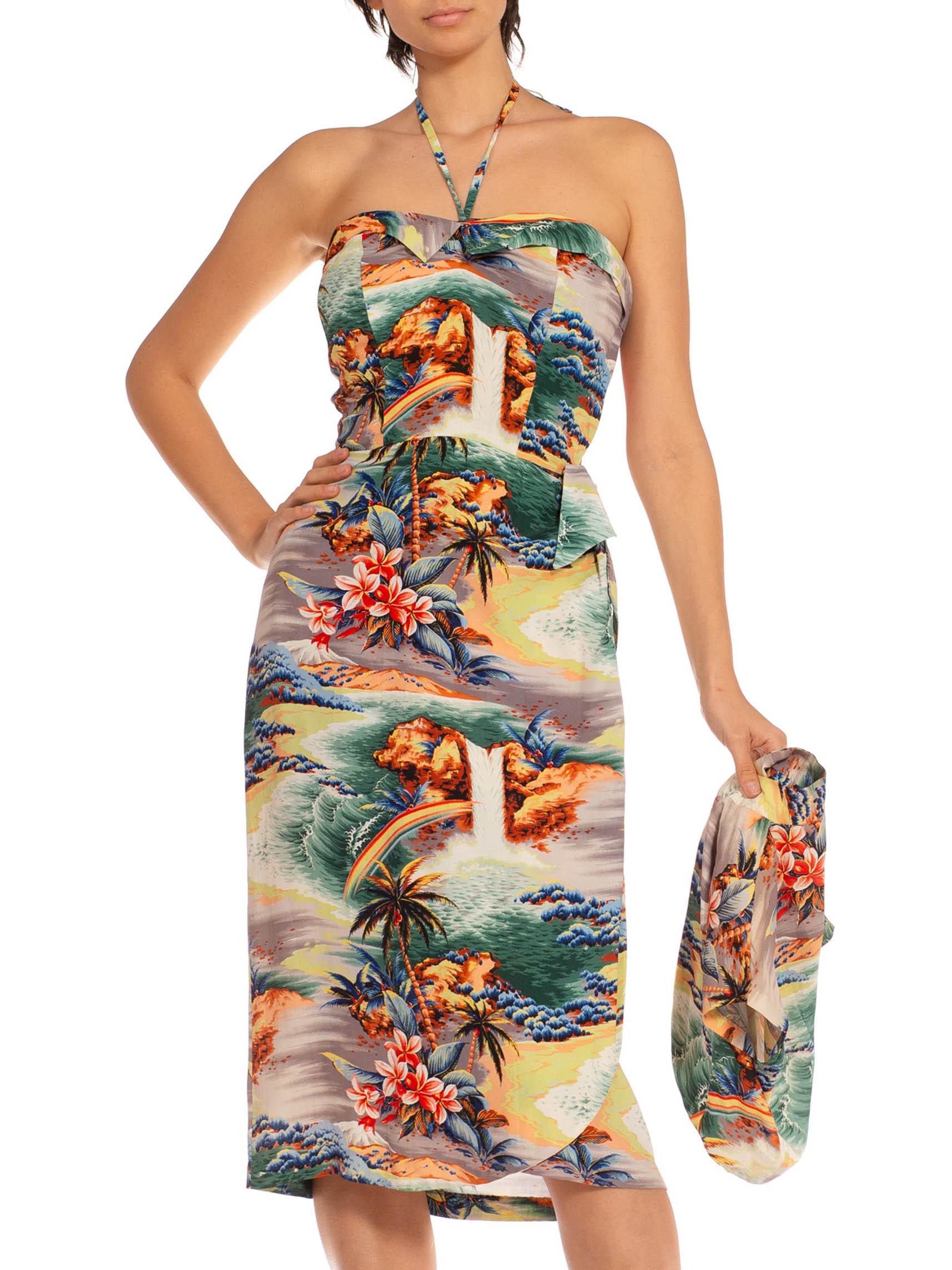 1940s hawaiian dress