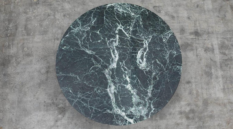 1940s Green Round Marble Table by Ico Parisi For Sale 2