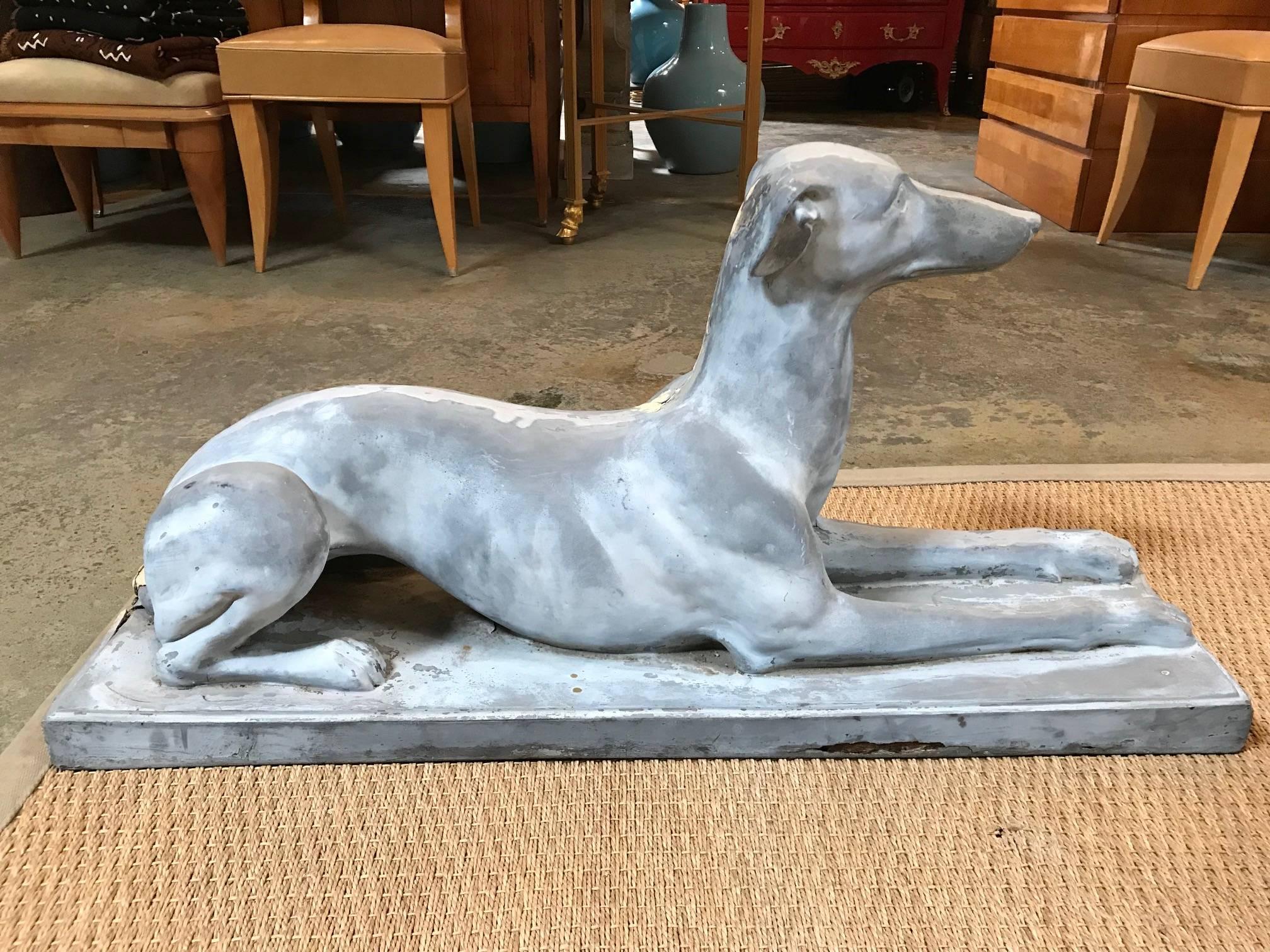 whippet sculpture