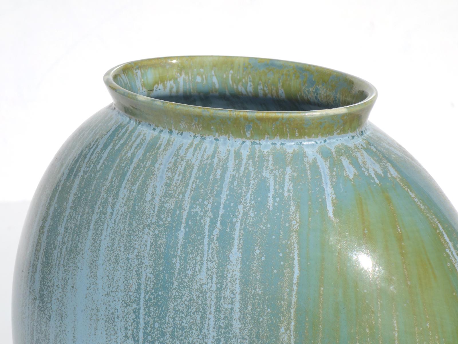 1940s Guido Andlovitz Lavenia SCI Laveno Italian Pottery Art Deco Ceramic Vase 1