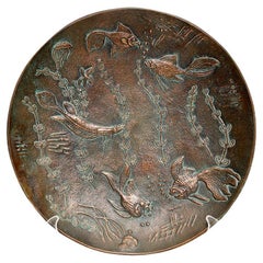 1940's Gunnar Nylund Bronze Plate