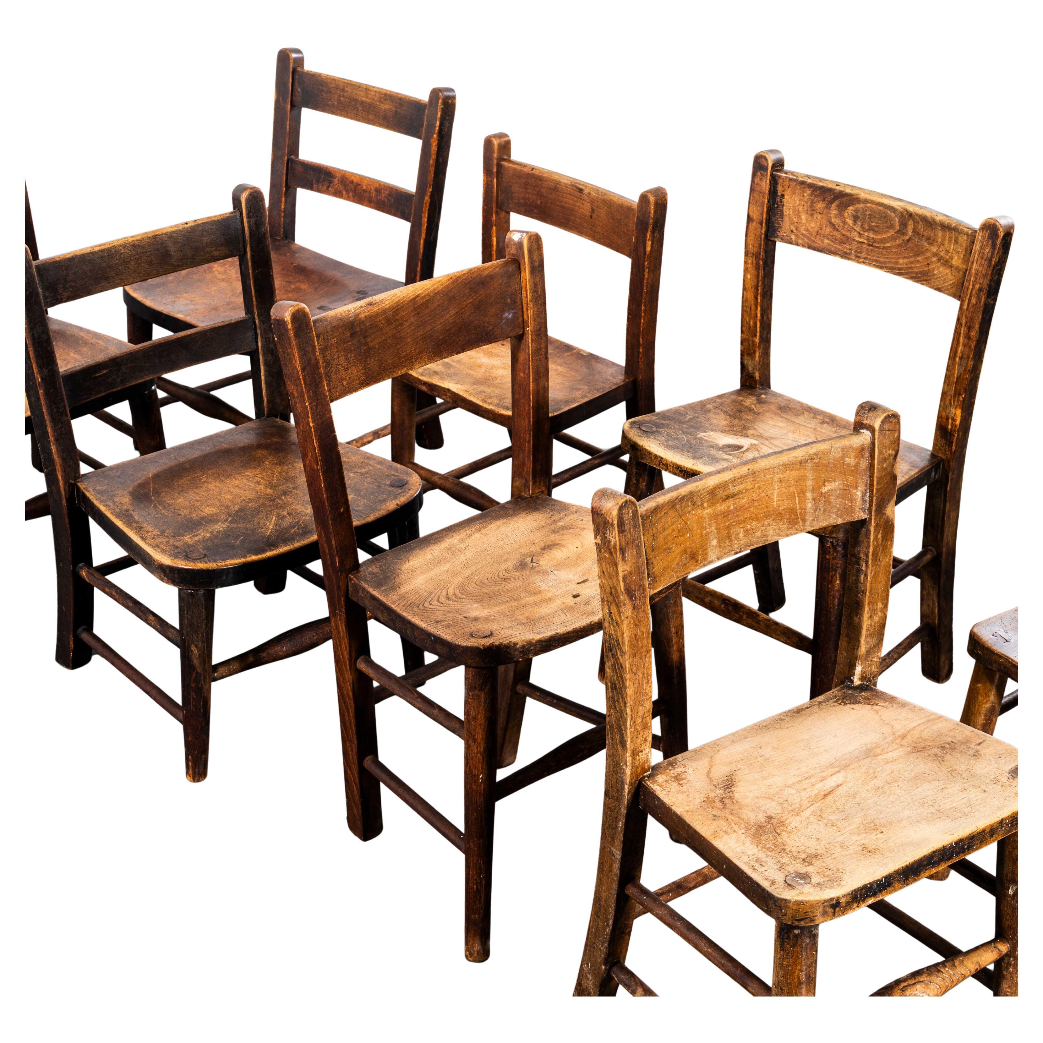 Chaises de chapelle pour enfants Harlequin English Solid 1940
s