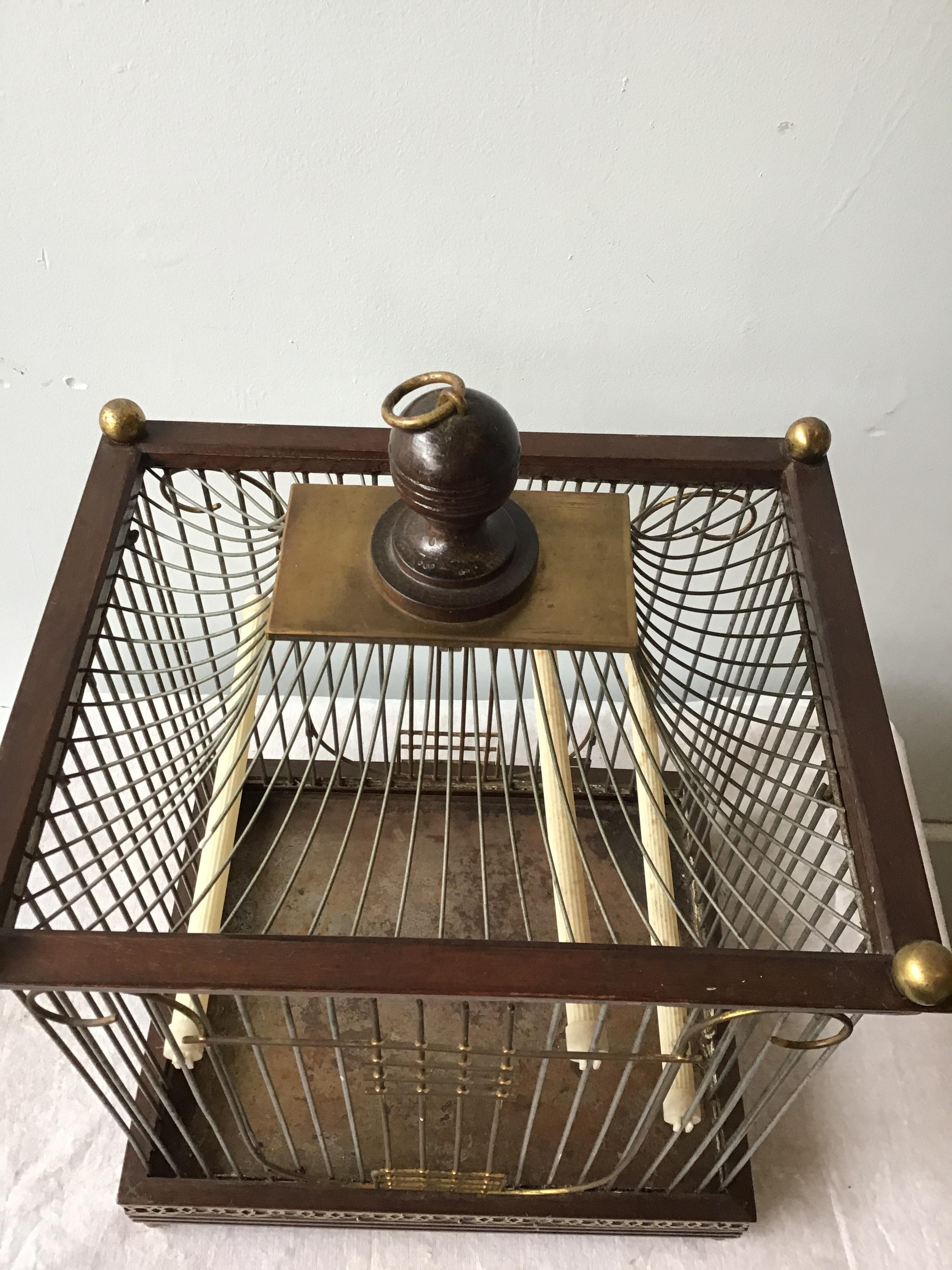 1940s Hendryx Pagoda Bird Cage 1