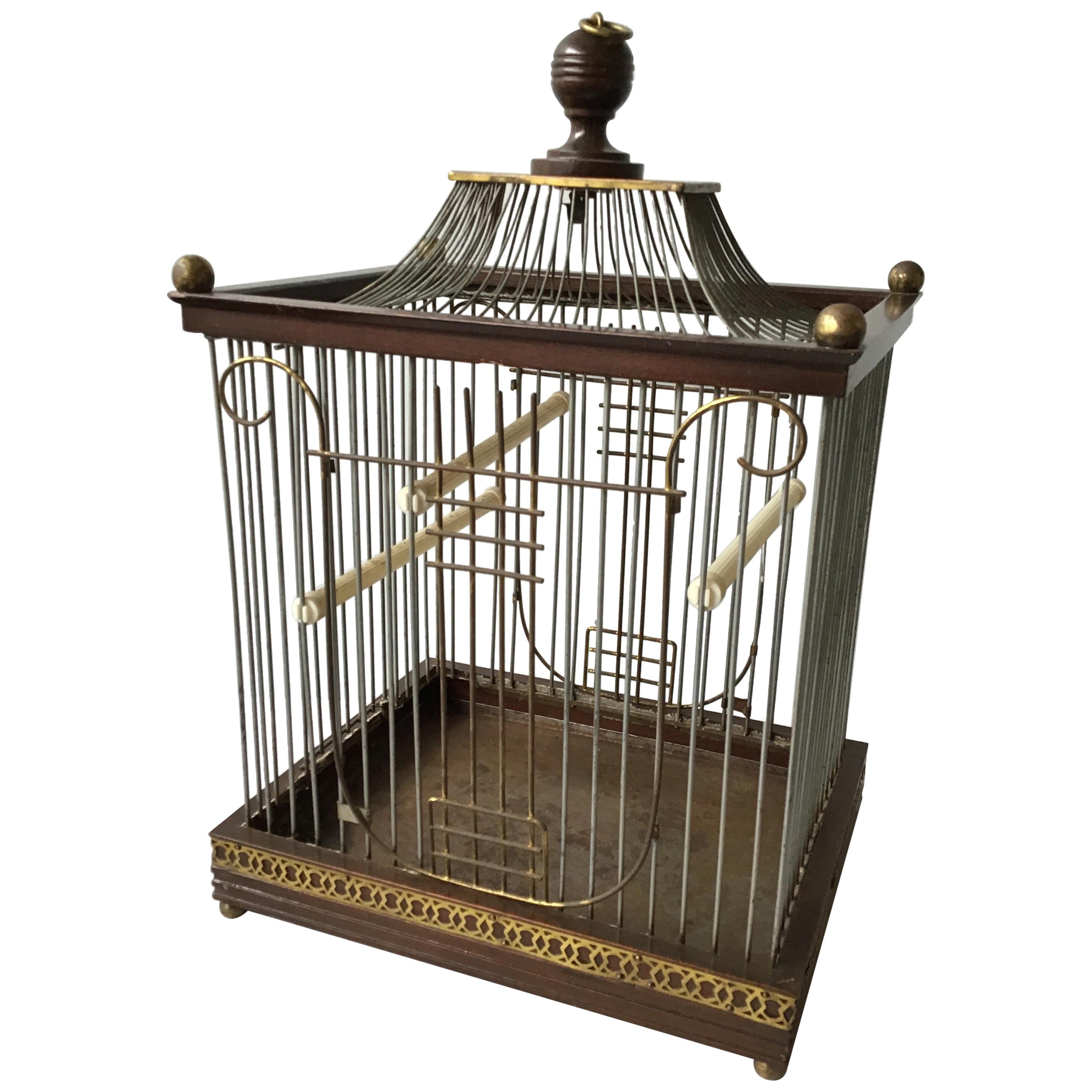 1940s Hendryx Pagoda Bird Cage