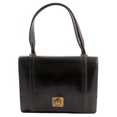 1940er Hermes Black Box Bresse Tasche