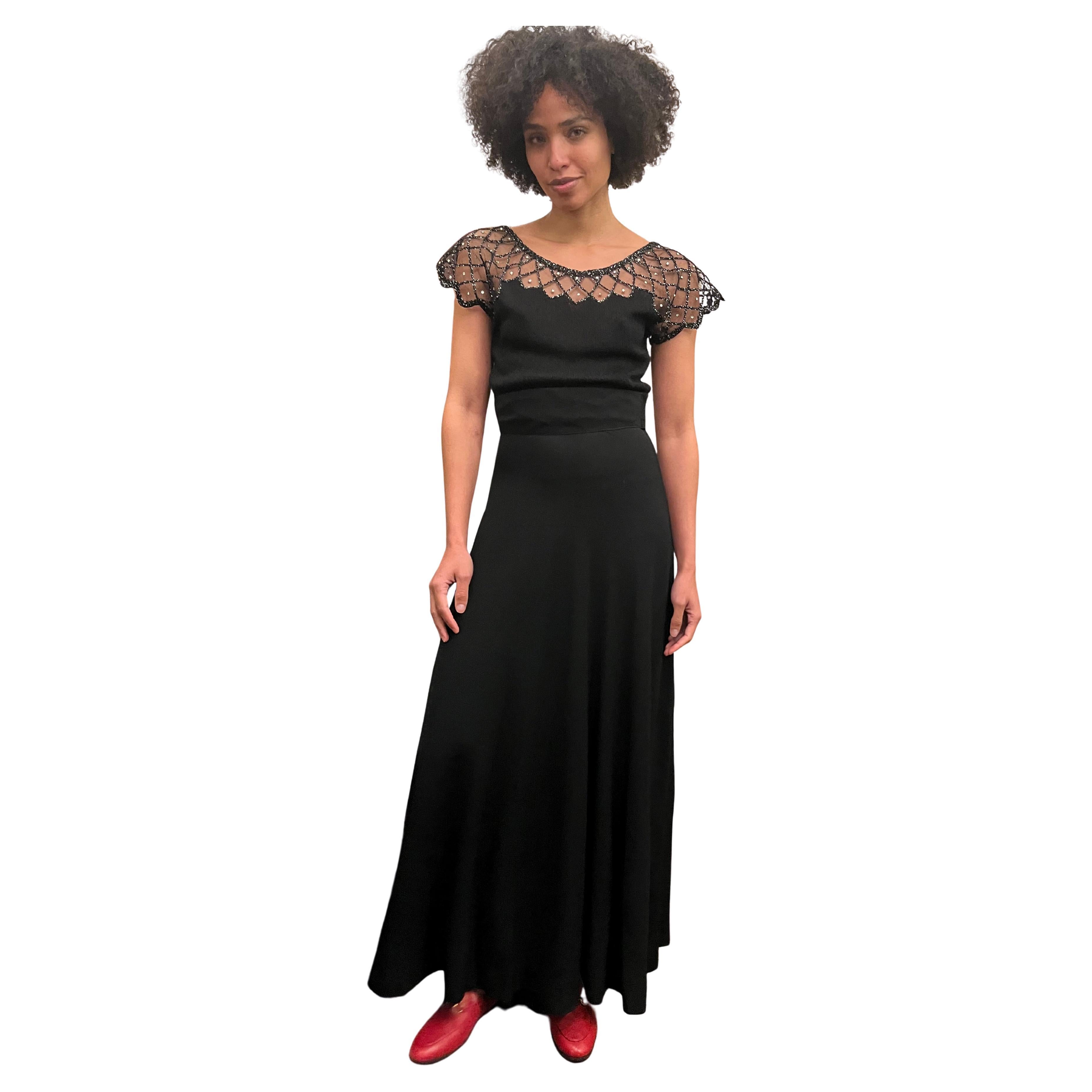 1940's High Waisted Skirt For Sale