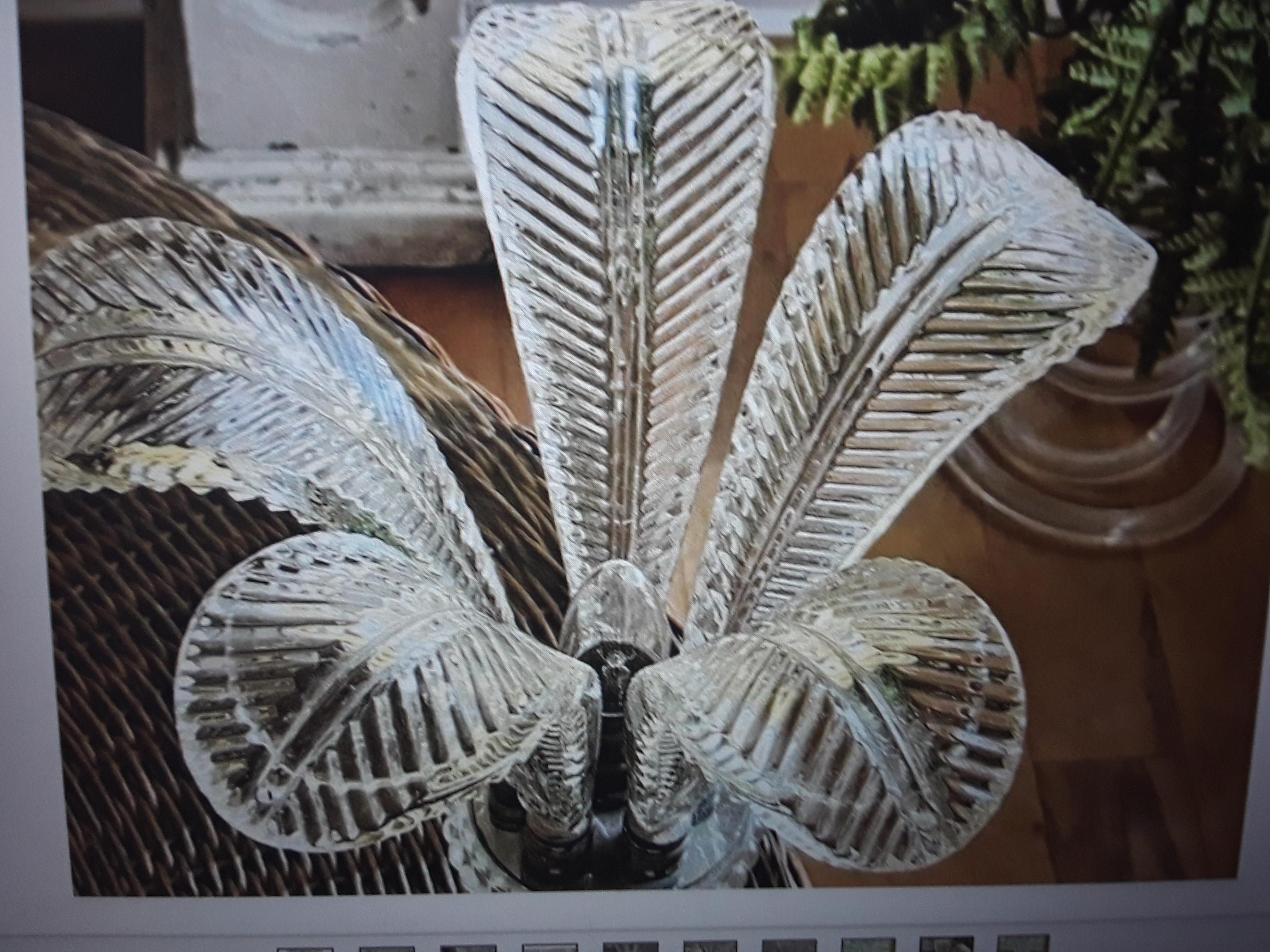 American 1940's Hollywood Regency Crystal Plume Feather Table Lamp. Beautiful collectable For Sale