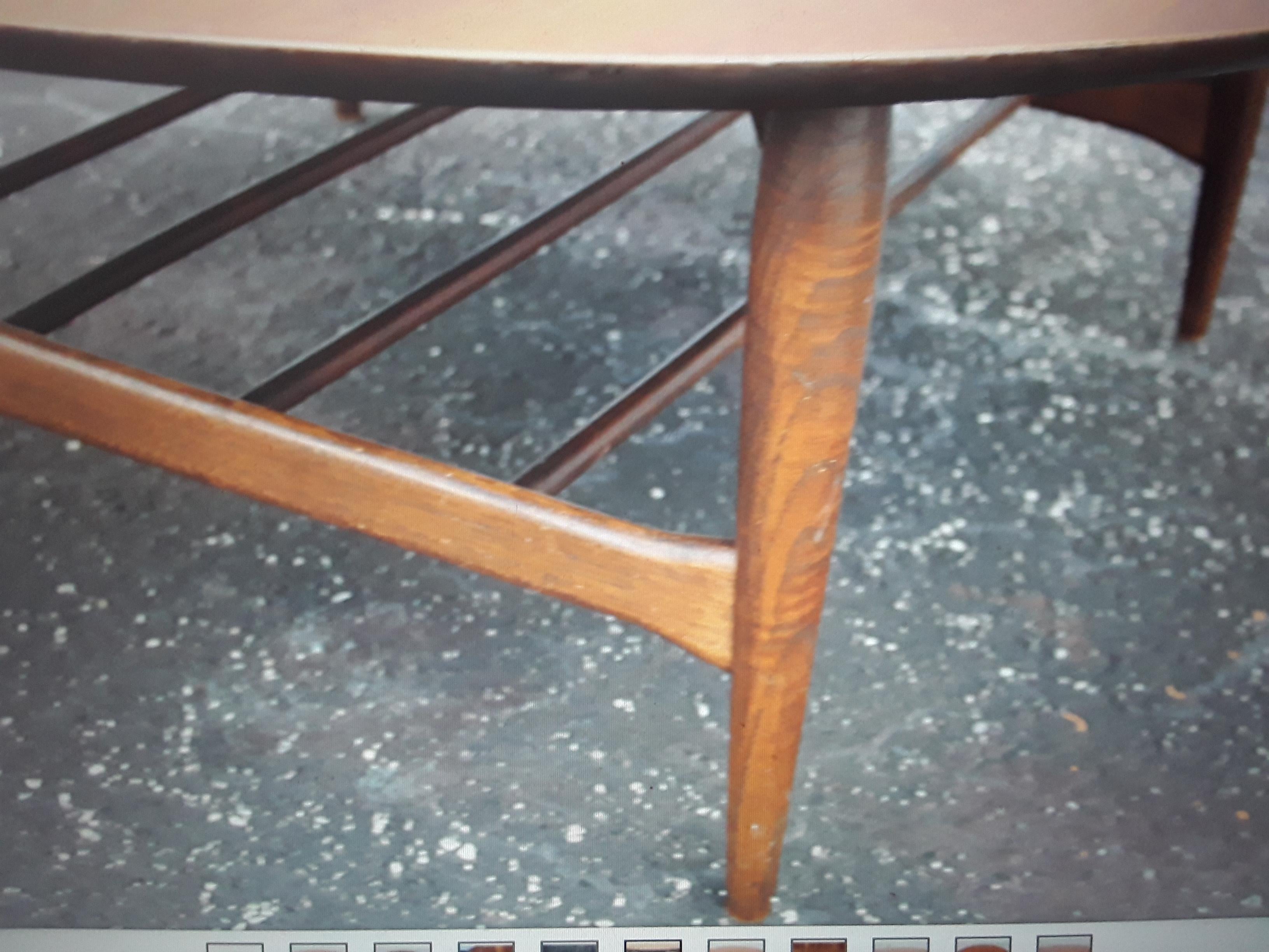 1940s Hollywood Regency Mahogany Coffee/ Cocktail Table  For Sale 2