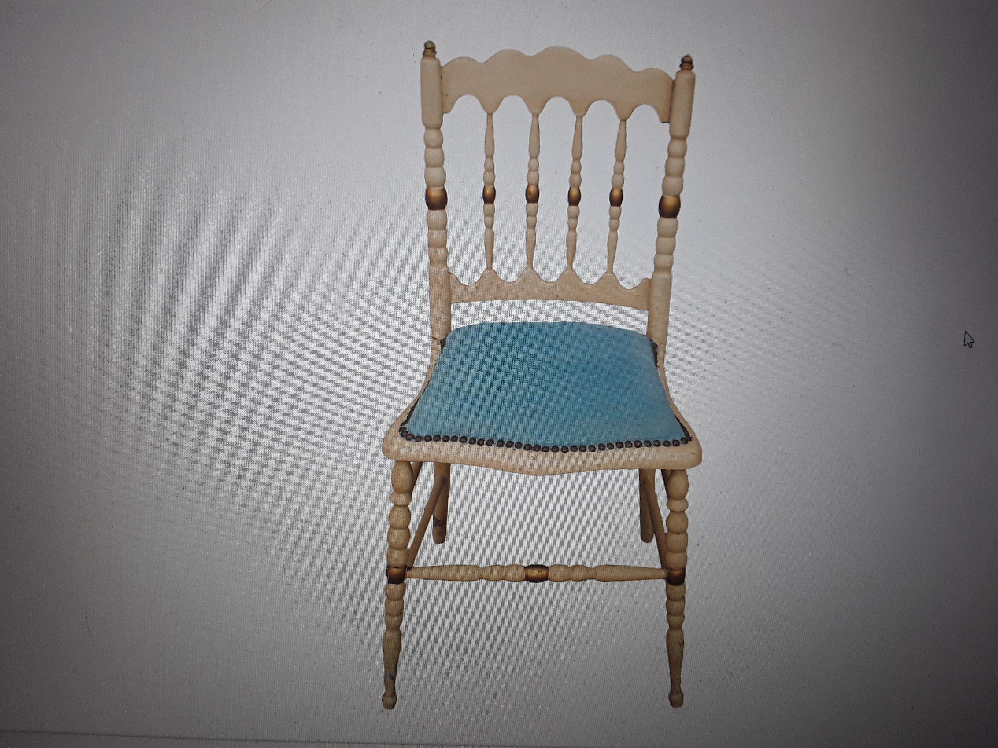 1940's Hollywood Regency Patinated Occasional/ Side Chair For Sale 3
