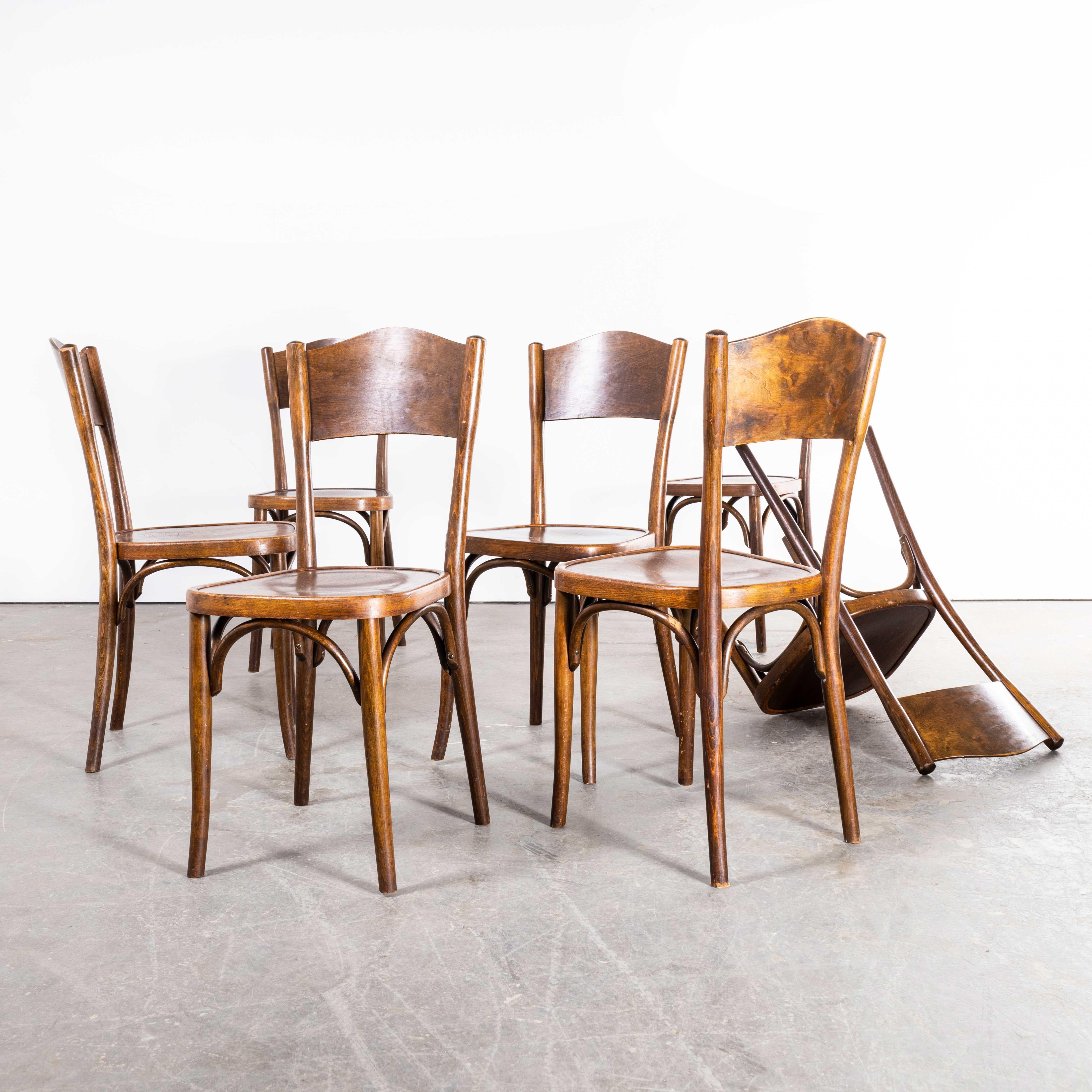 1940s Horgen Glarus Bentwood Dining Chairs - Set of Seven 4
