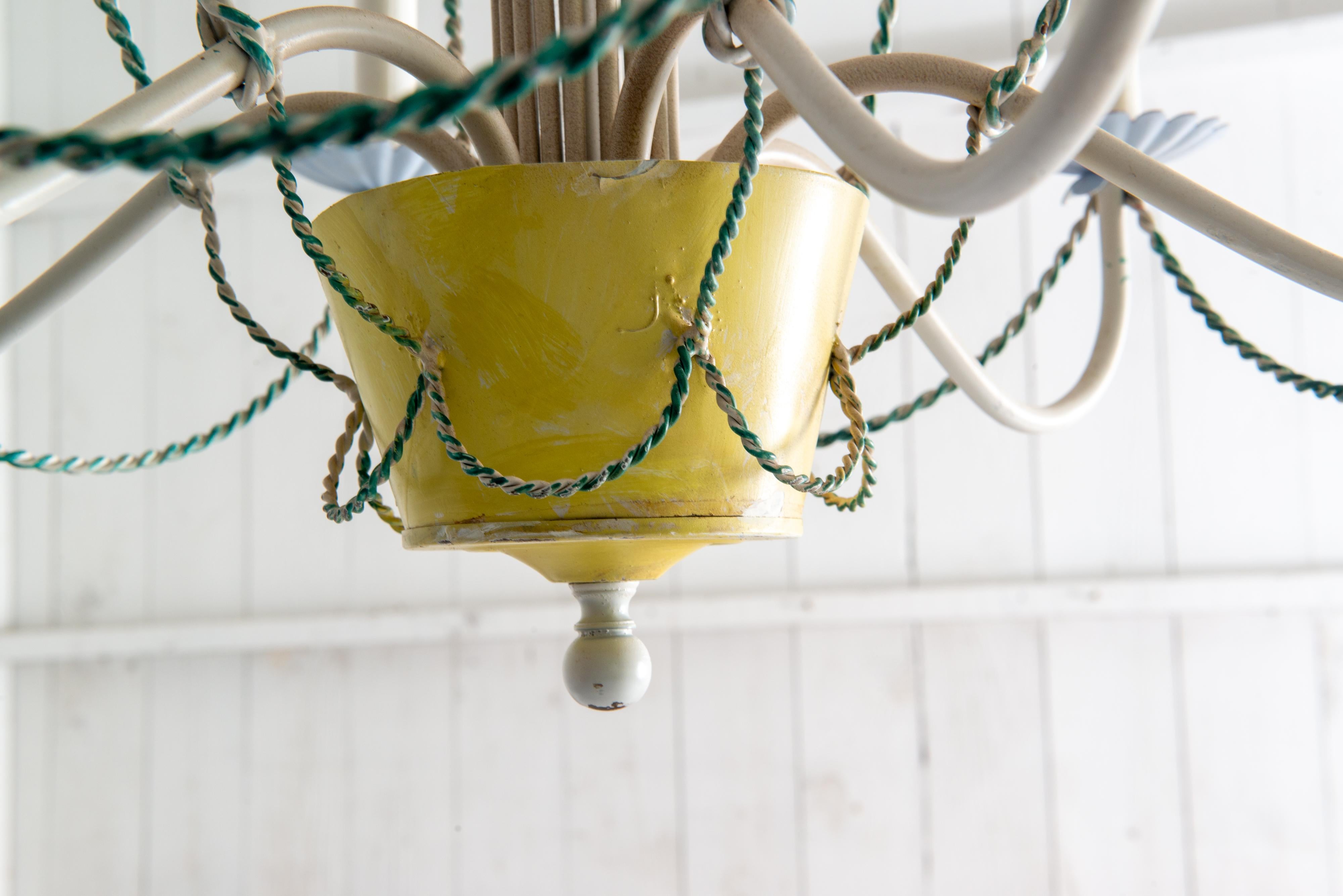 1940er Heißluftballon-Kronleuchter im Angebot 3