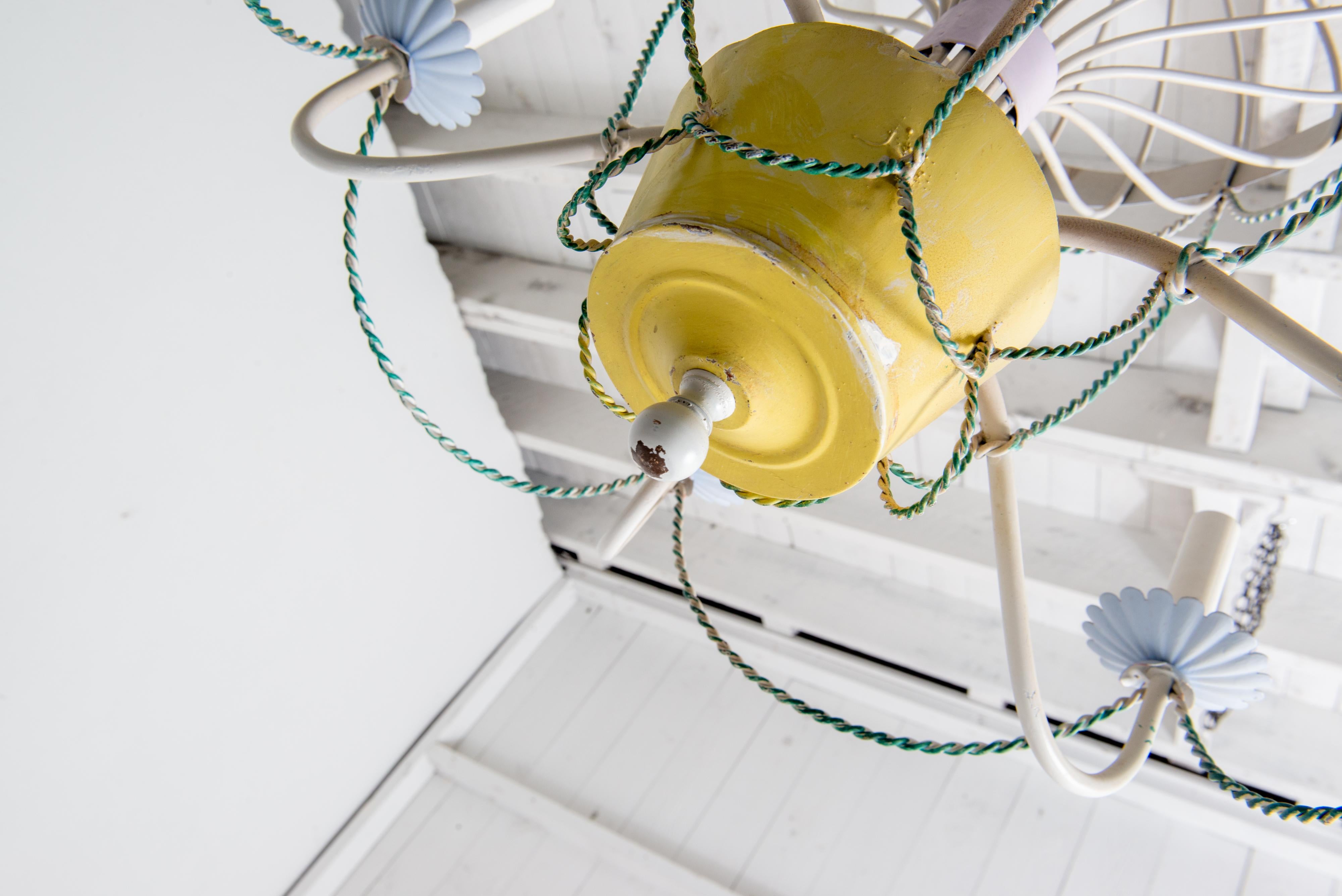 1940er Heißluftballon-Kronleuchter im Angebot 4