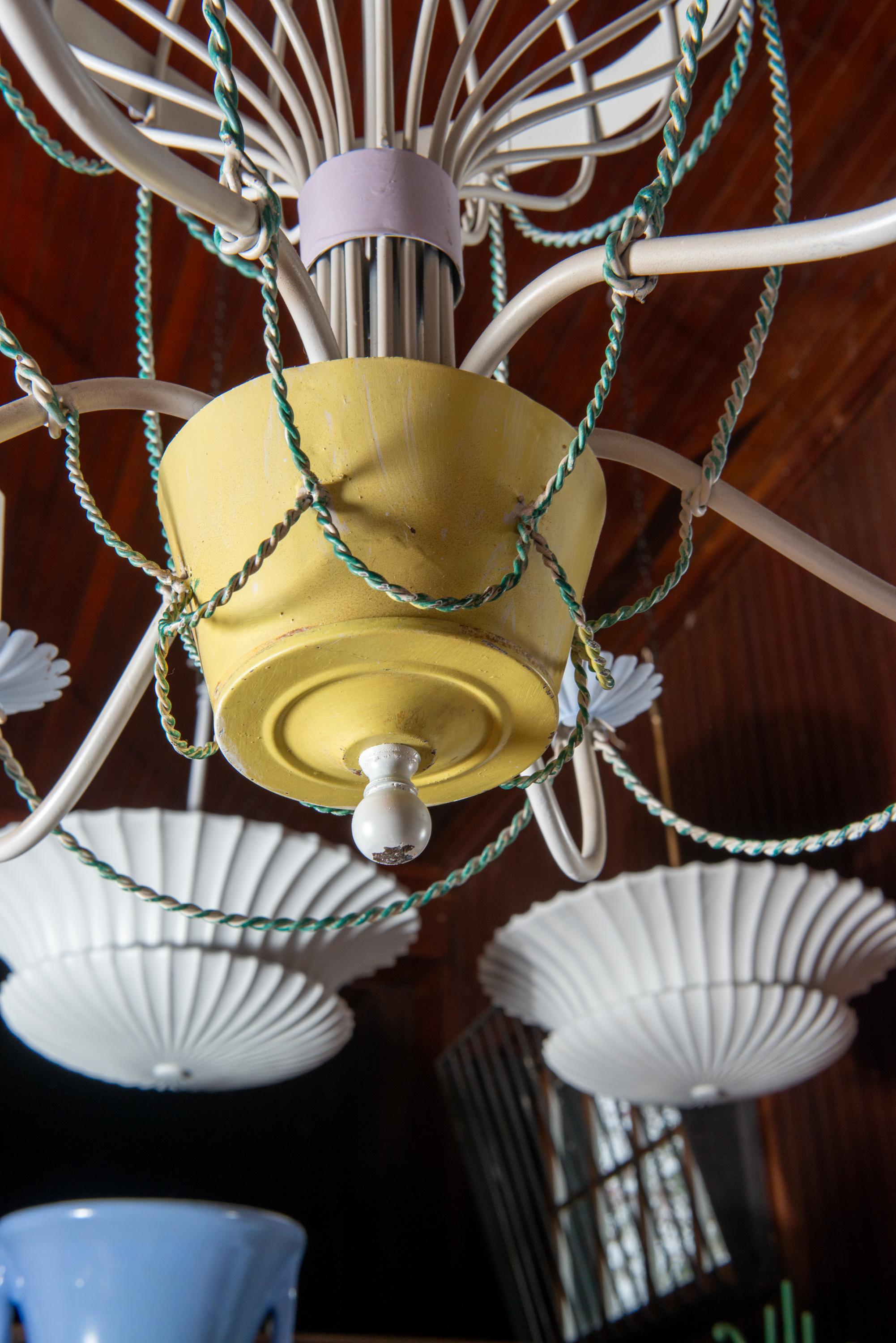 1940er Heißluftballon-Kronleuchter im Angebot 11