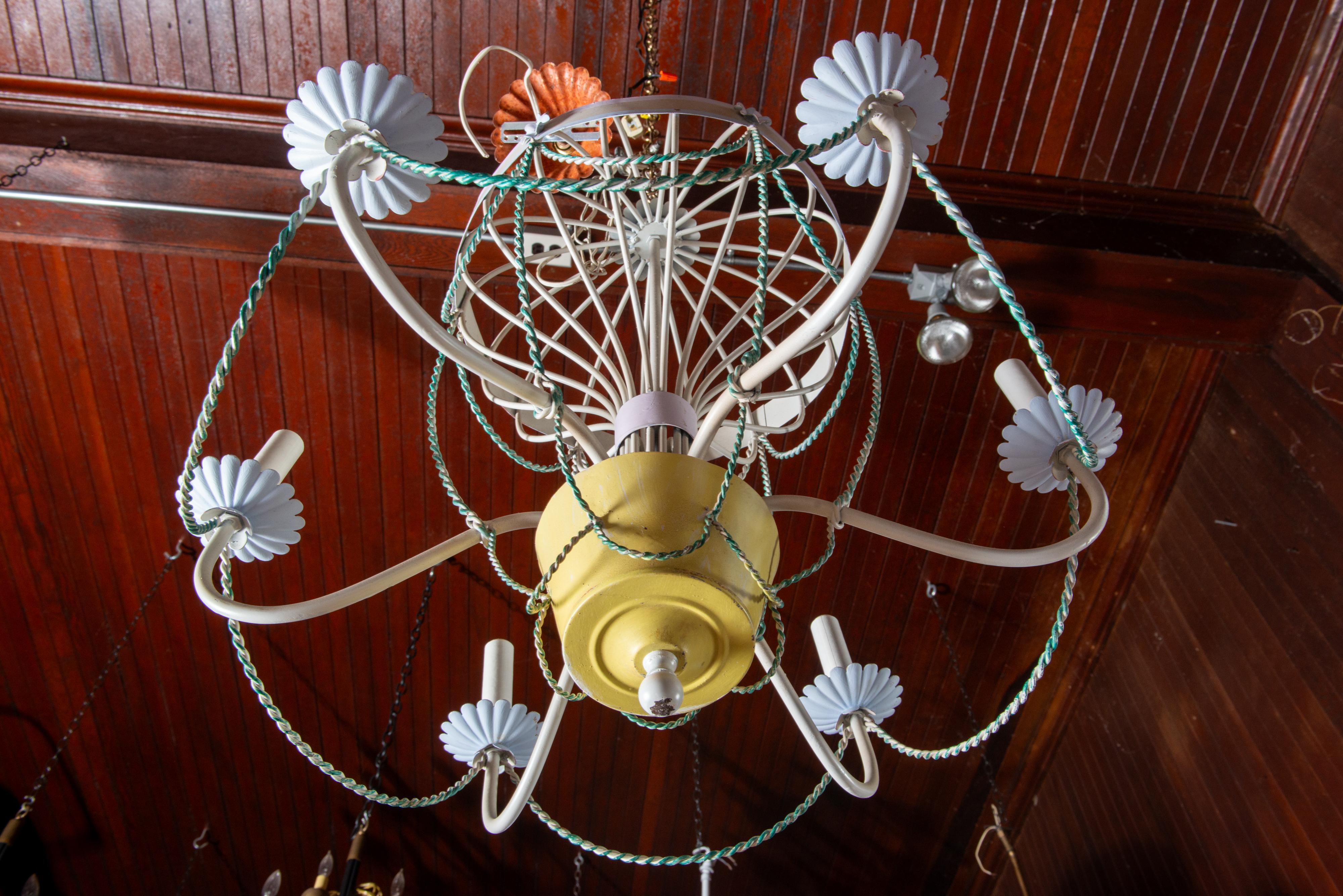 1940er Heißluftballon-Kronleuchter im Angebot 12
