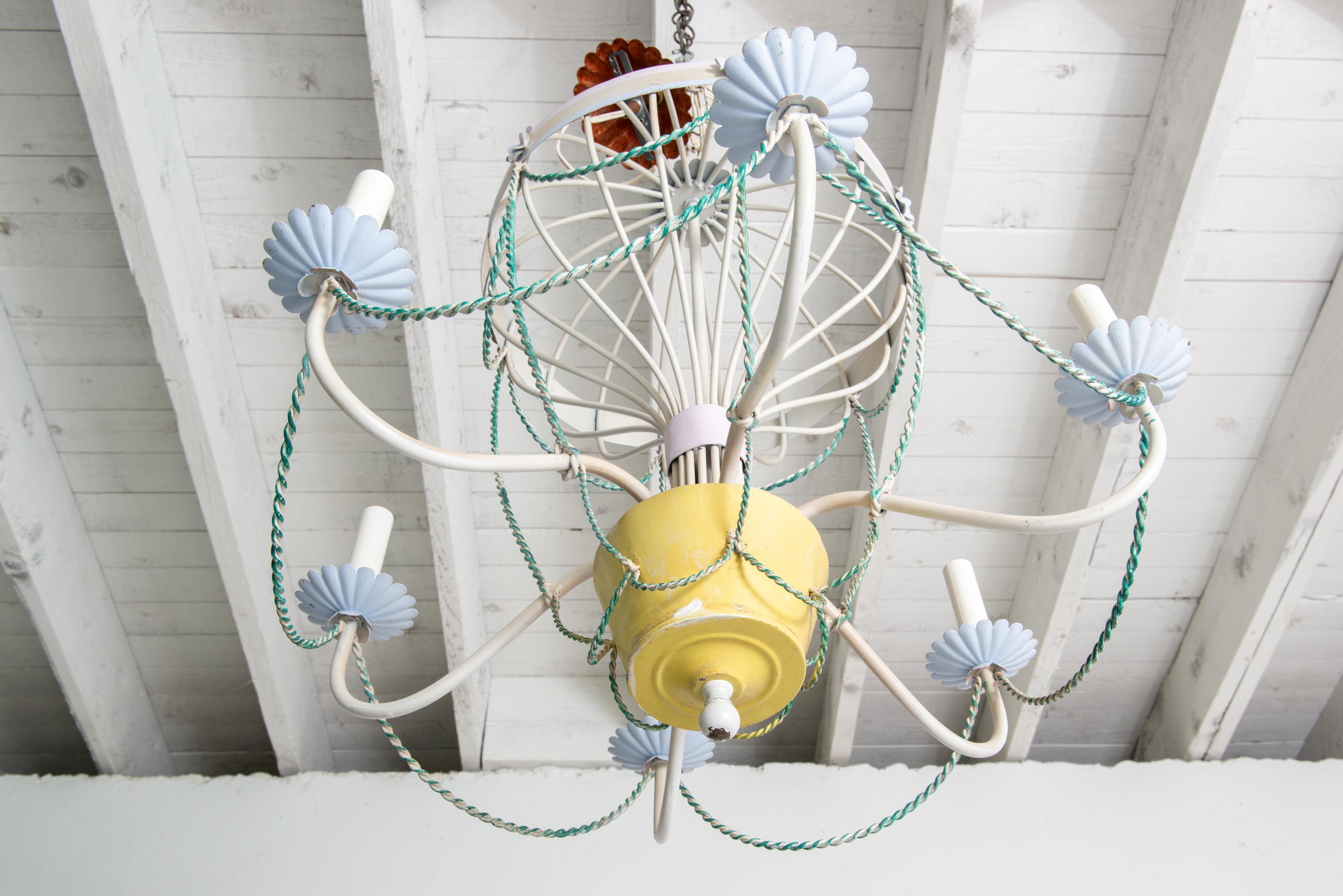 1940er Heißluftballon-Kronleuchter im Angebot 2
