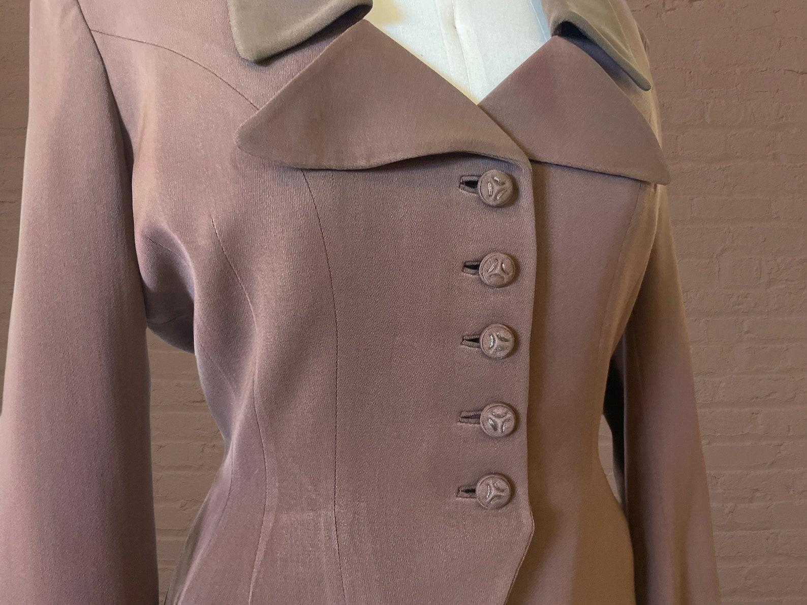 1940s House of Erdrich Brown Jacket For Sale 2