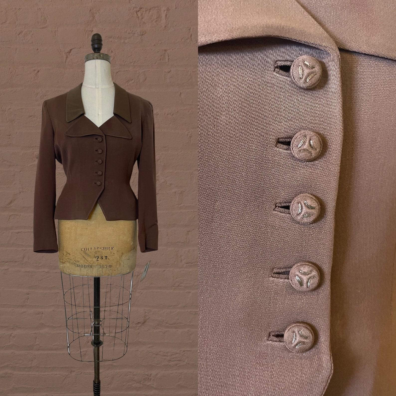 1940s House of Erdrich Brown Jacket For Sale 5
