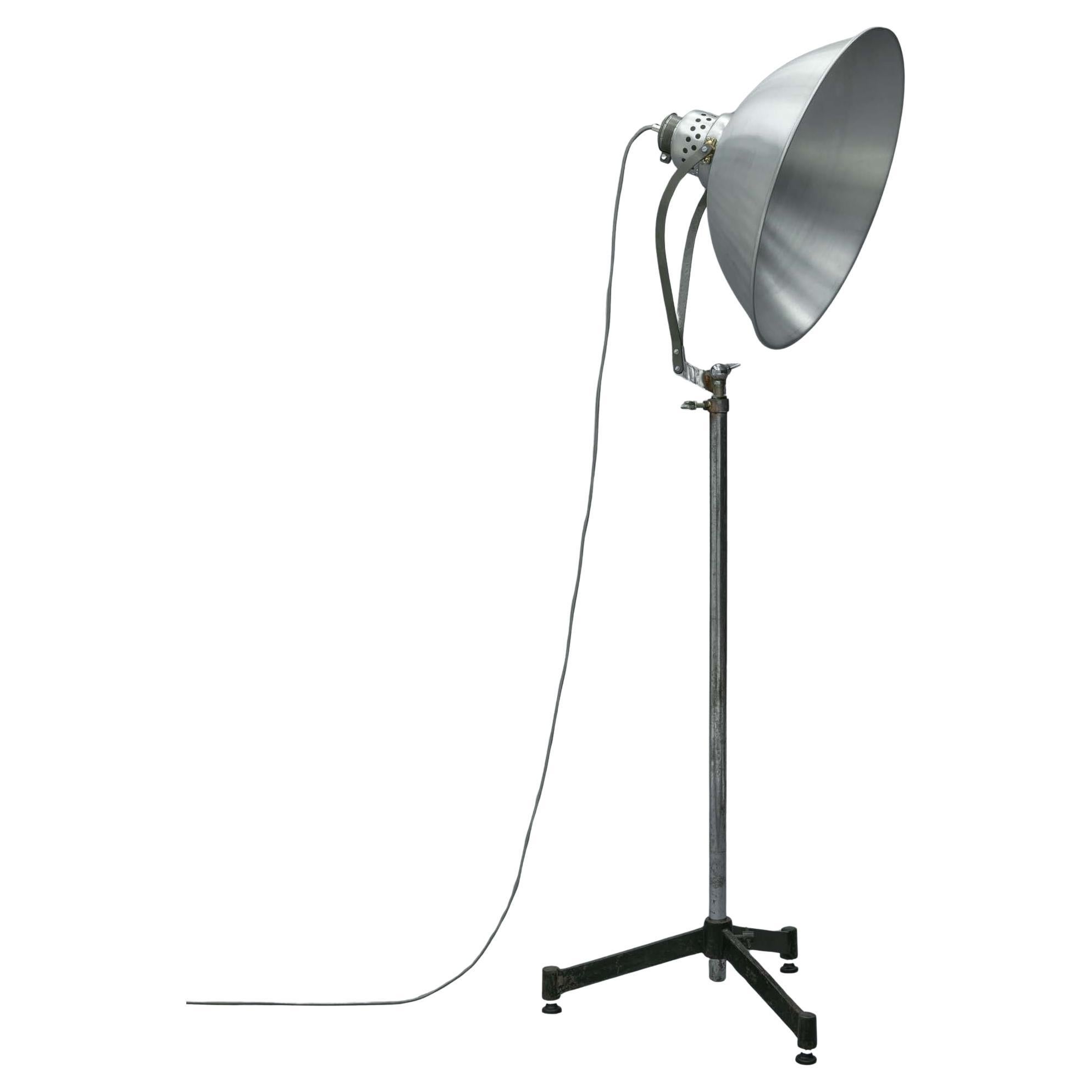 1940s Hungarian Photographic Studio Floor Lamp For Sale
