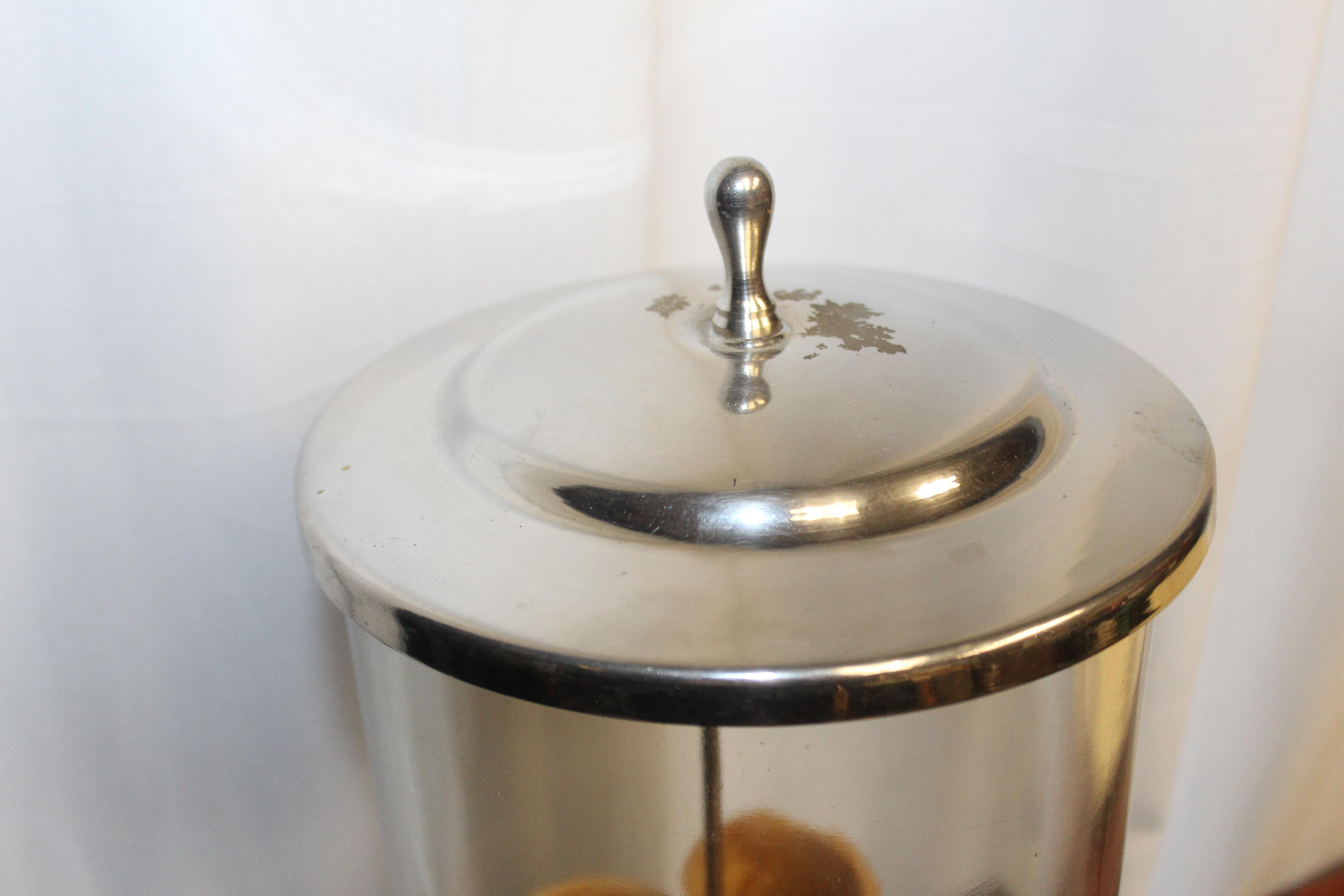 1940s Ice Cream Cone Glass Dispenser / Holder For Sale 3