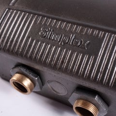 1940s Industrial Decorative Collection of Five Vintage Fuse Boxes