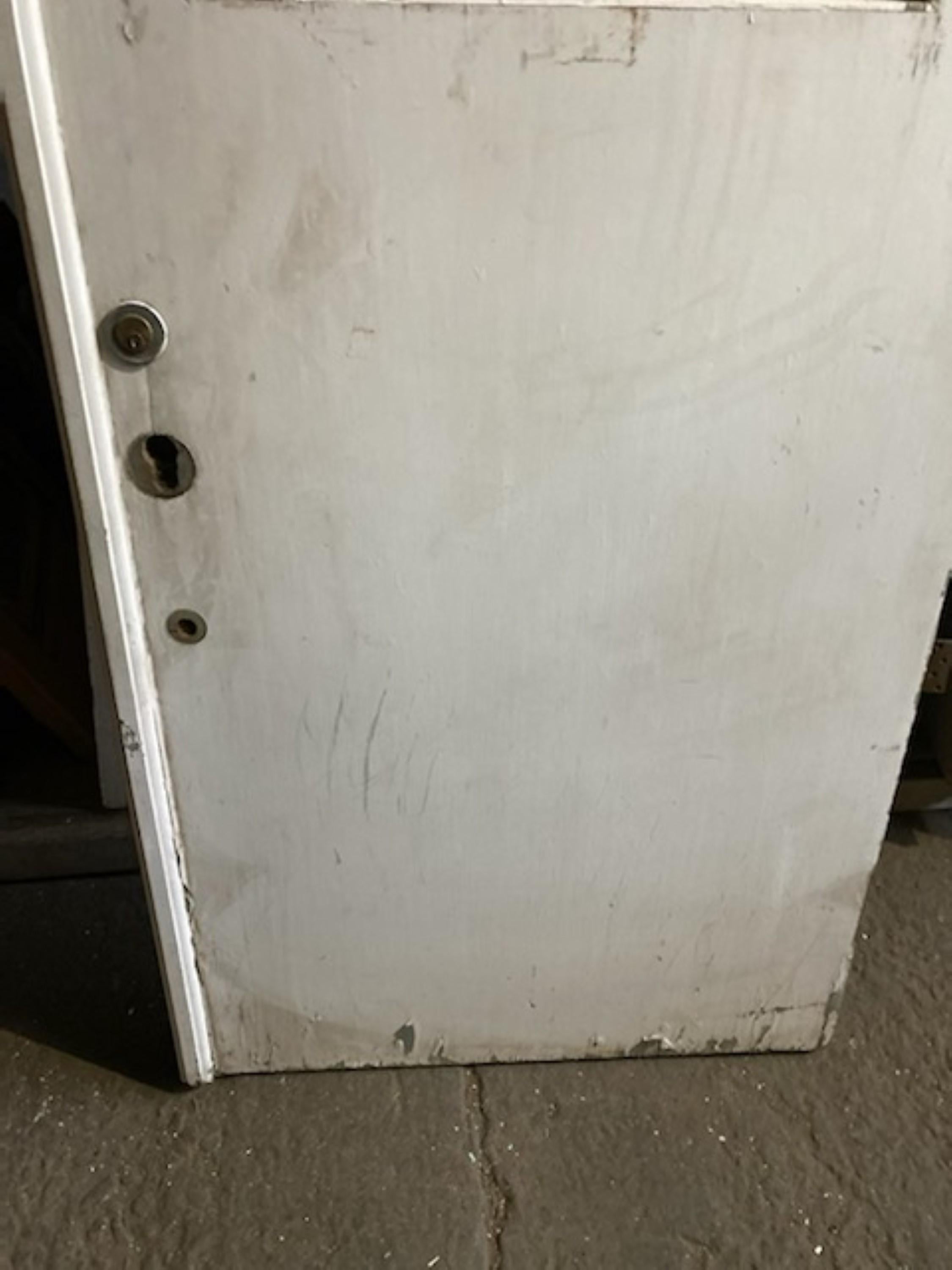 1940s Industrial Pair of Commercial Wood Double Doors with 9 Lites Ea. 3