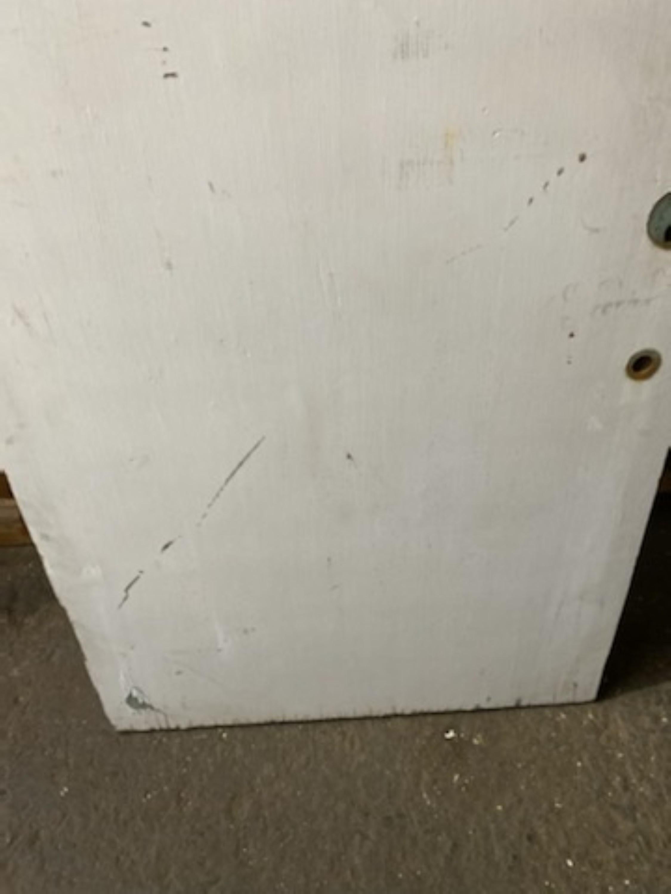 1940s Industrial Pair of Commercial Wood Double Doors with 9 Lites Ea. 9