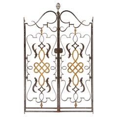 1940s Interior Wrought Iron Gates by Gilbert Poillerat