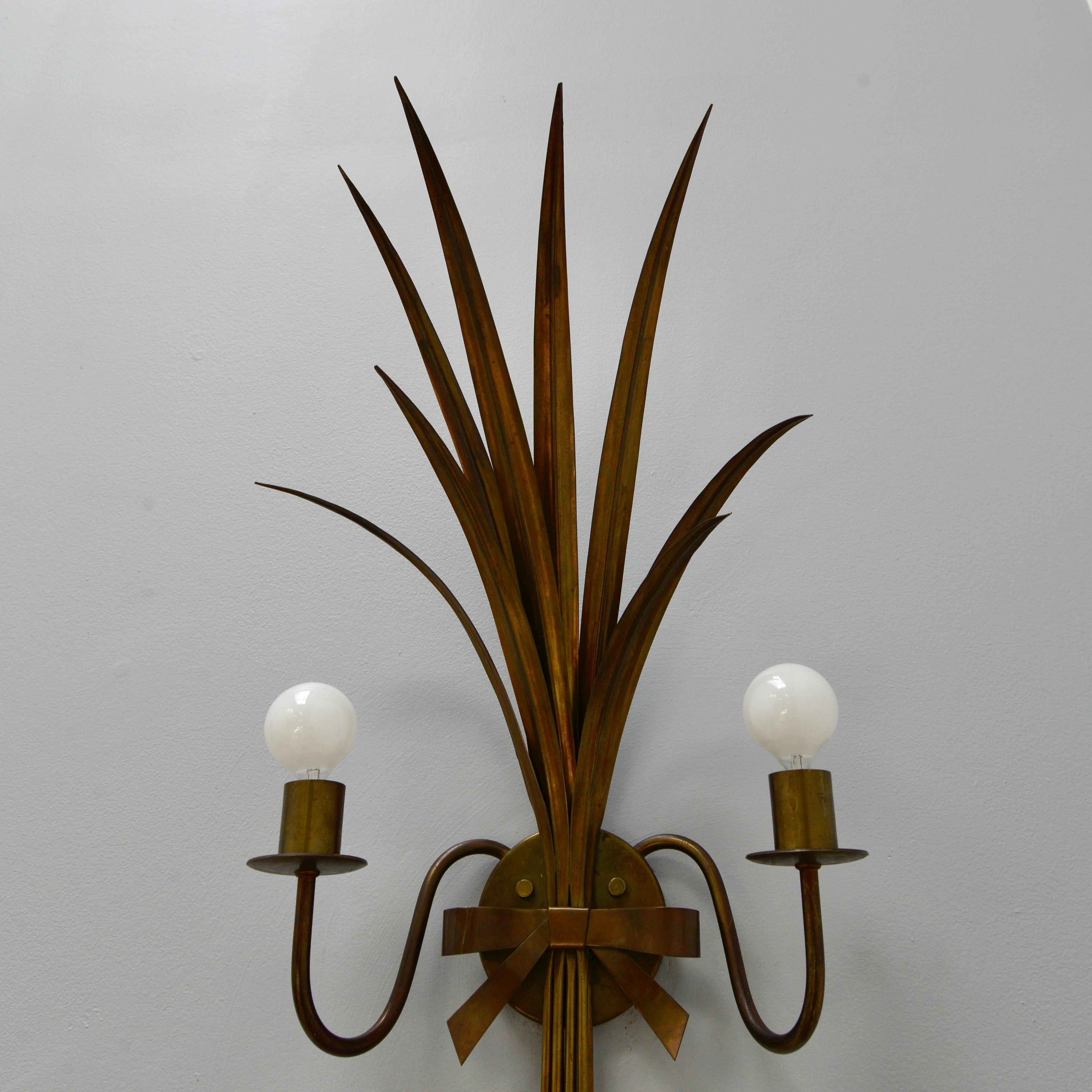 1940s Italian Botanical Sconces 4