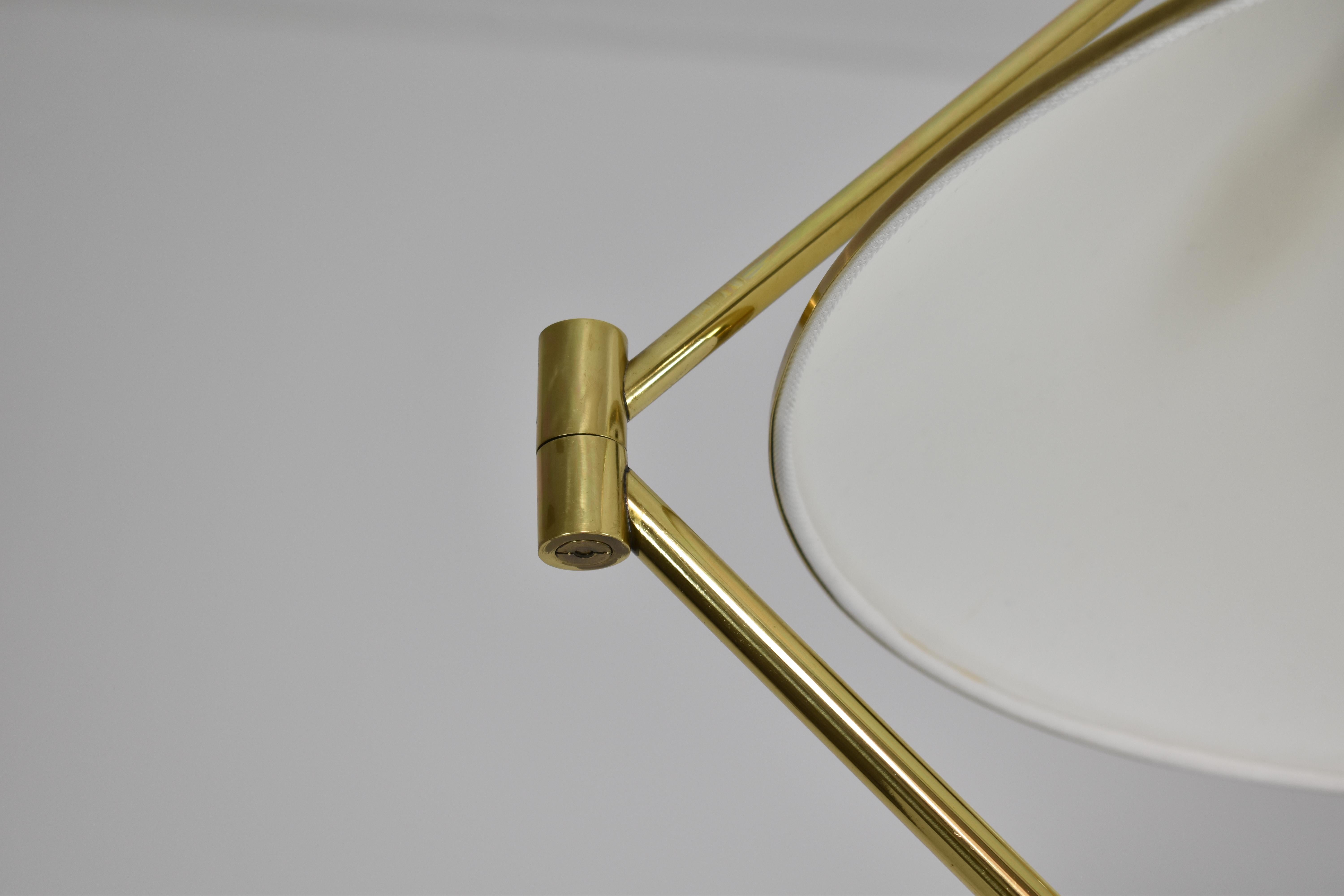 Brass 1940's Italian brass floor lamp by Arredoluce Monza 