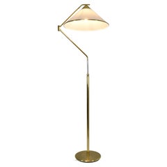 Vintage 1940's Italian brass floor lamp by Arredoluce Monza 