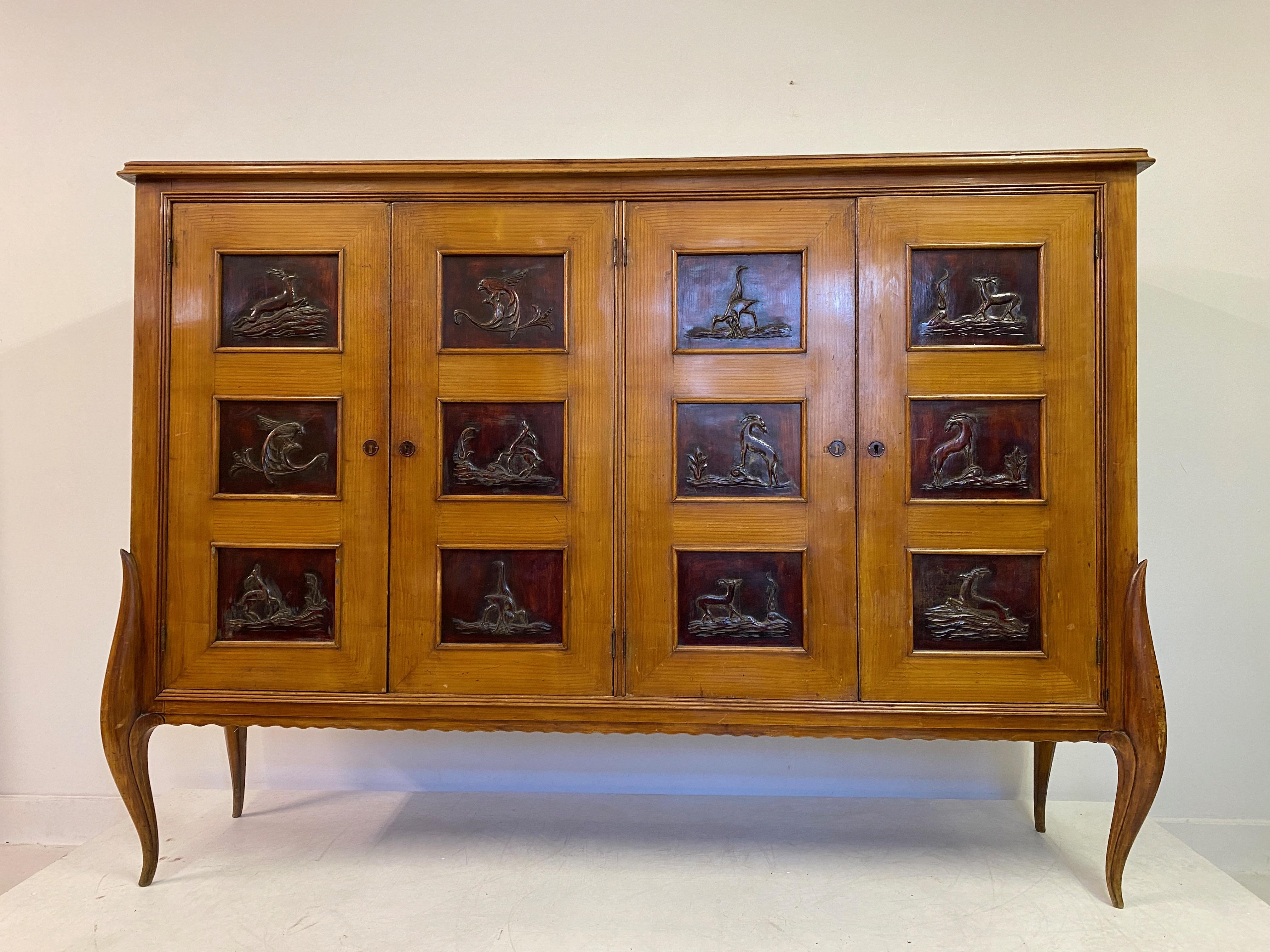 1940s Italian Cabinet Attributed to Pierluigi Colli In Good Condition For Sale In London, London