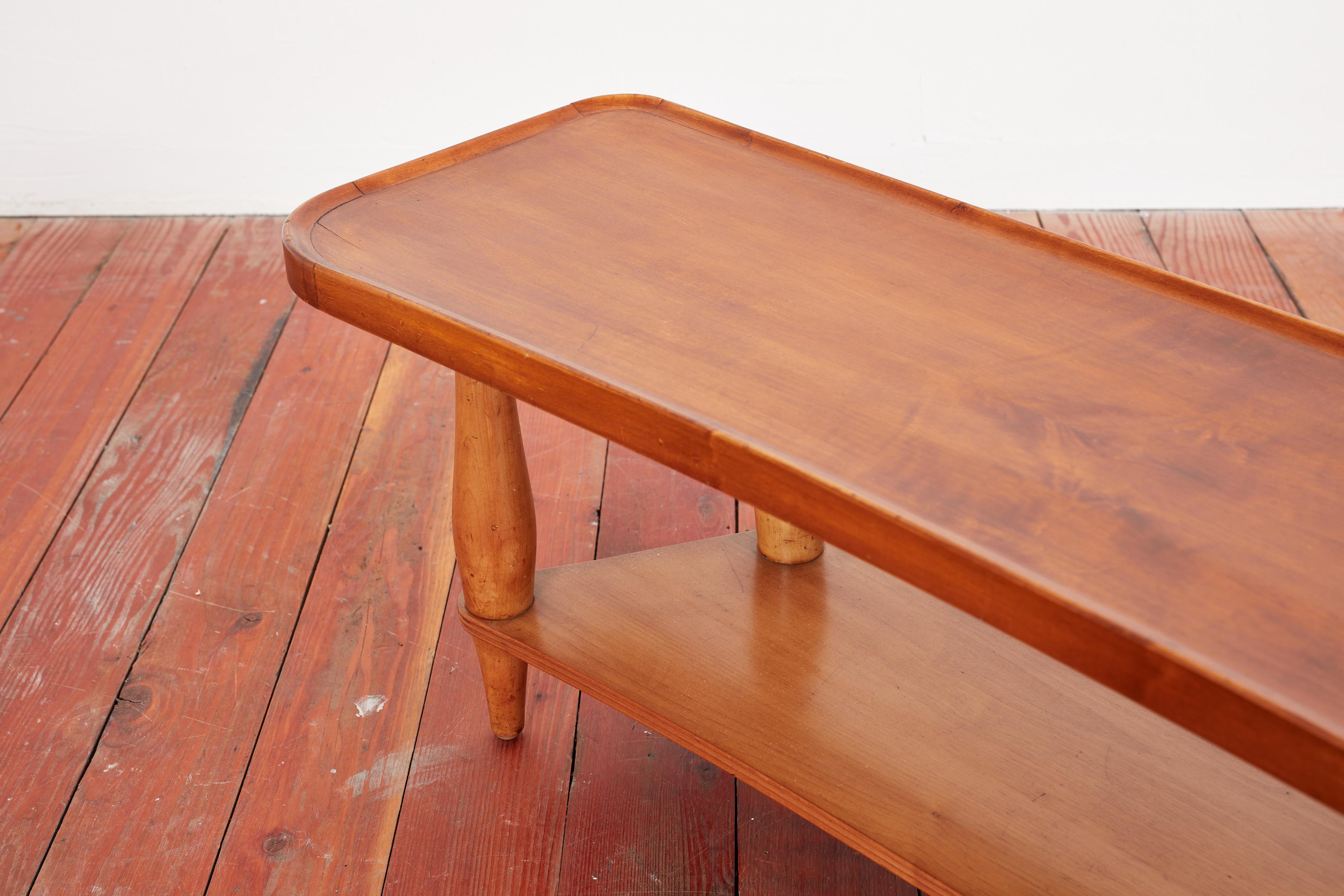 1940s Italian Curved Table For Sale 2