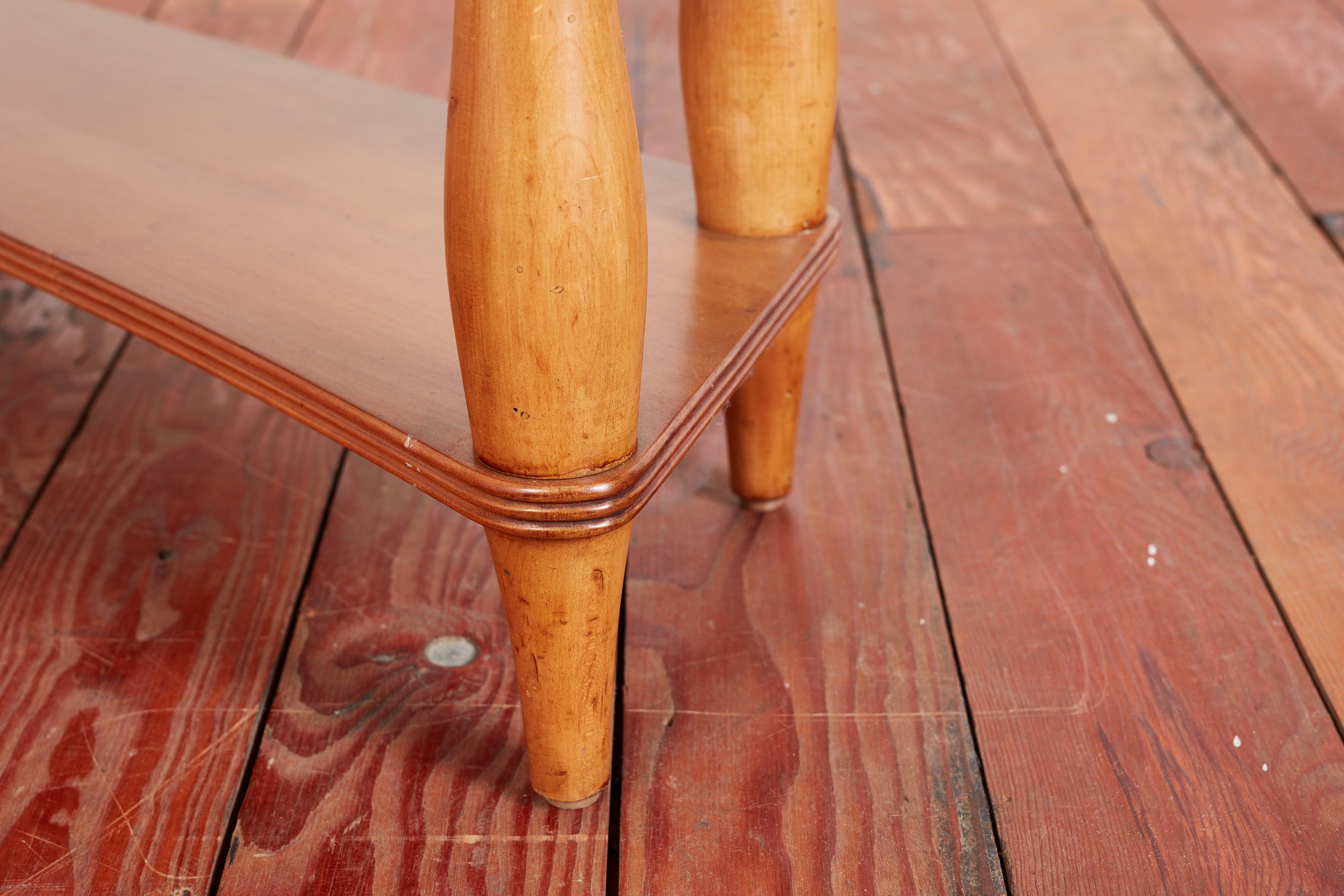 1940s Italian Curved Table For Sale 3