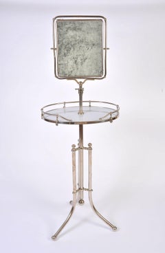 1940s Italian Chrome Gentleman's Vanity or Dressing Stand