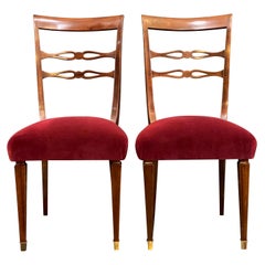 Set of 8 Dining Chairs by Paolo Buffa 