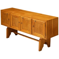 Italienisches Sideboard im Mid-Century-Modern-Stil aus den 1940er Jahren, aus Eiche